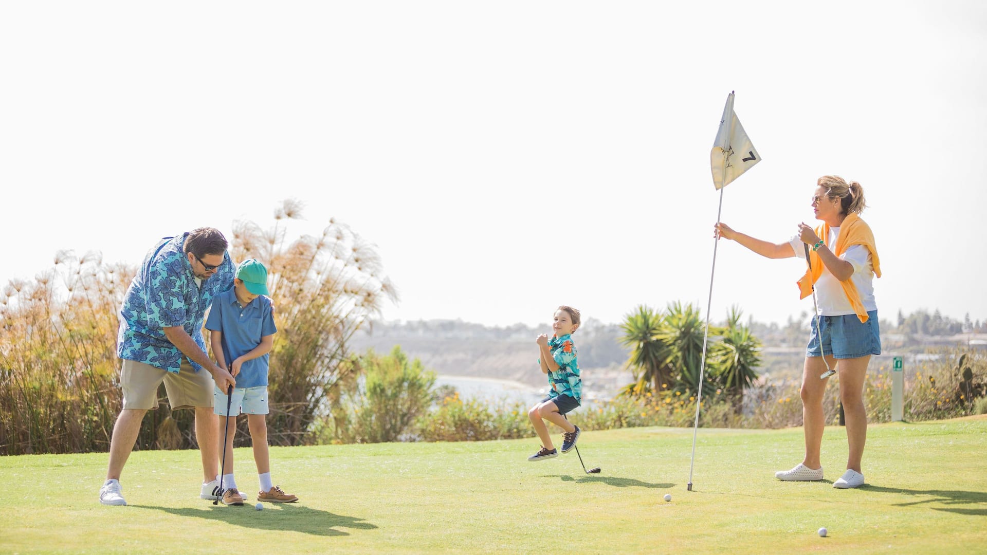 Hyatt Regency Newport Beach Family Golf View