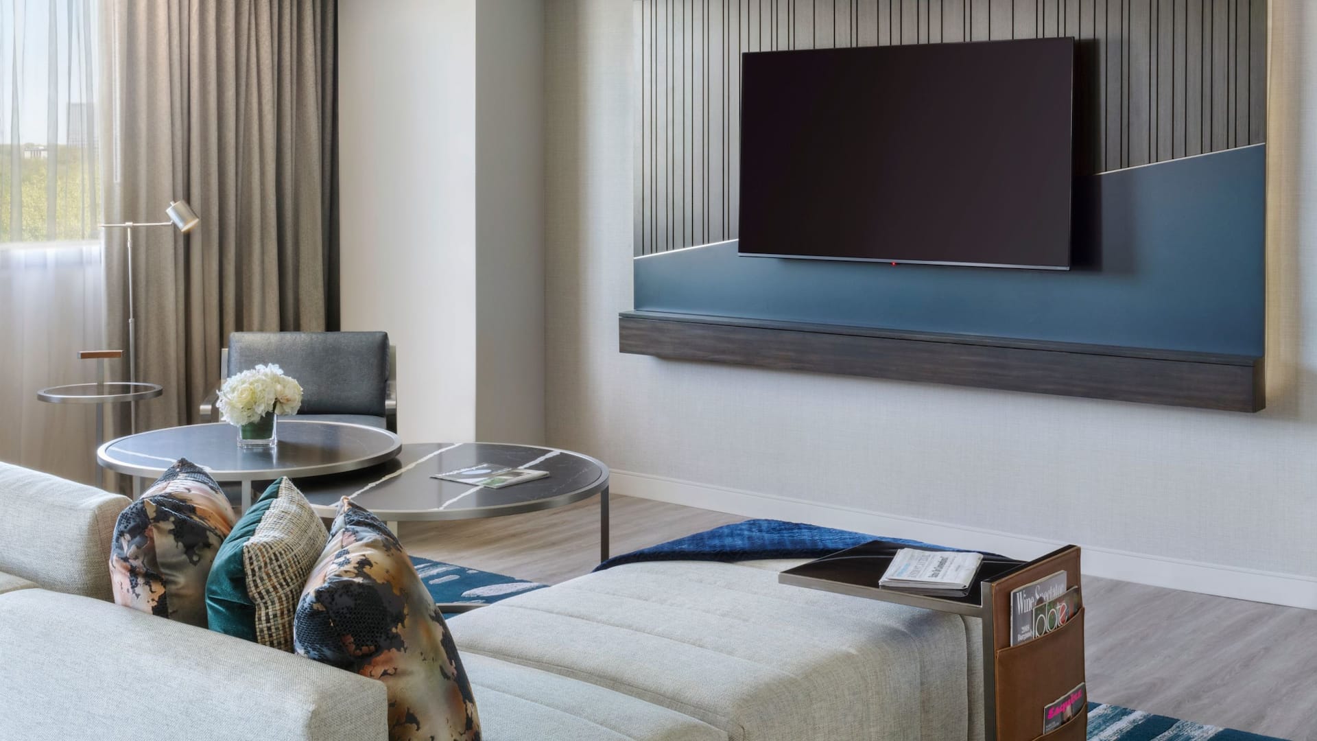Hyatt Regency O'Hare Chicago Premier Presidential Suite Television