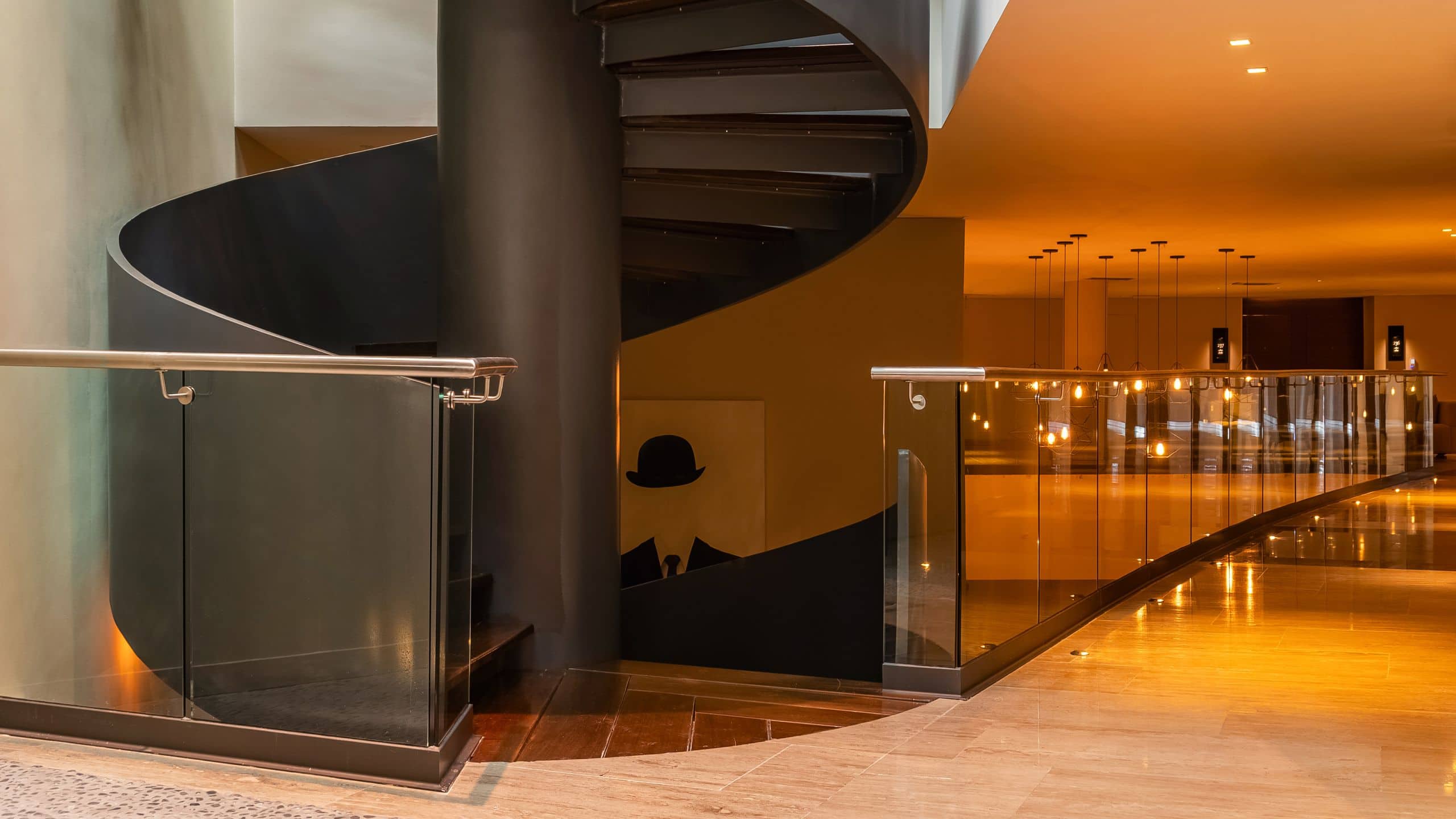 Thompson Playa del Carmen Main House Staircase