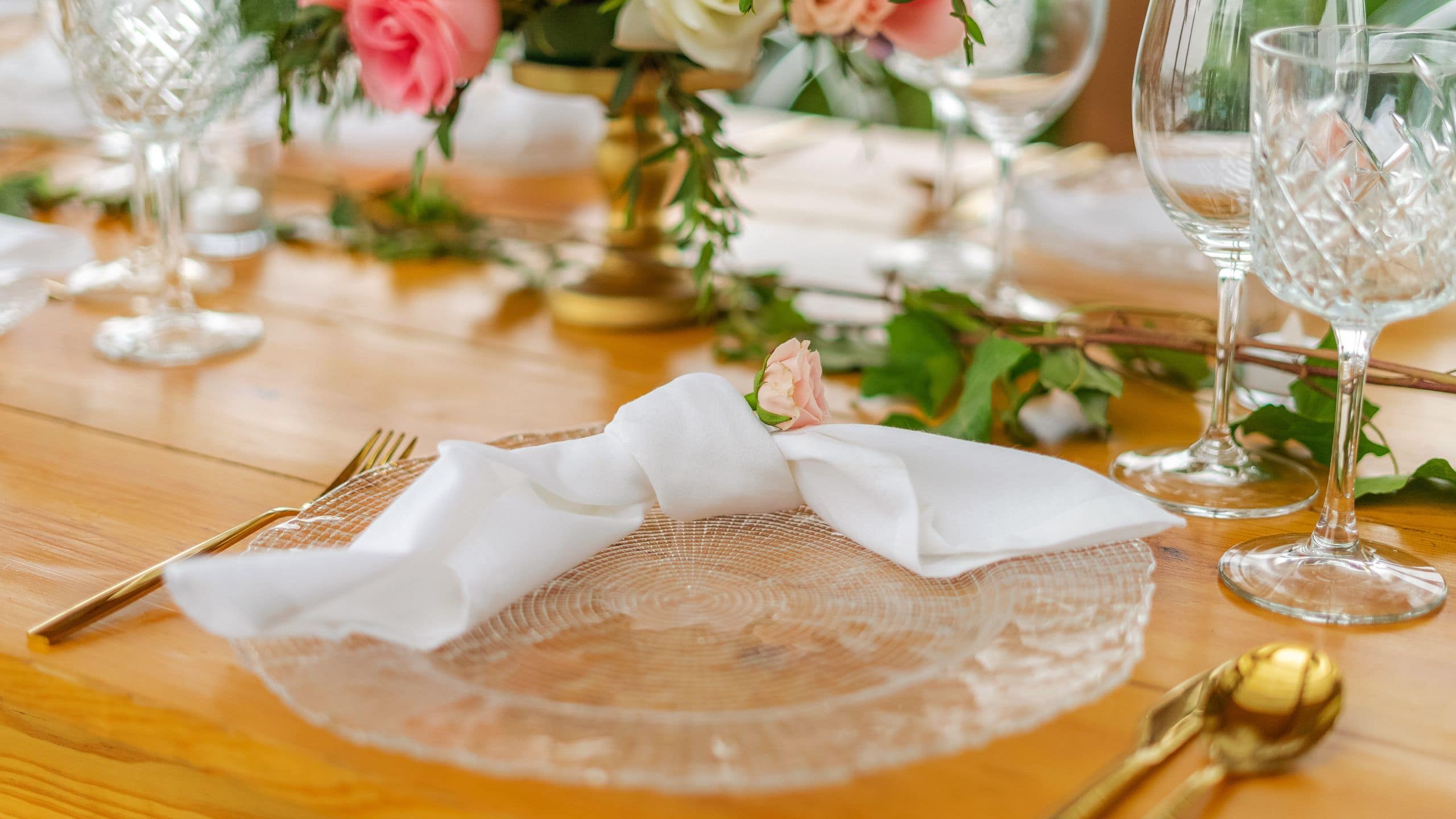 Thompson Playa del Carmen Main House Wedding Plate Close up