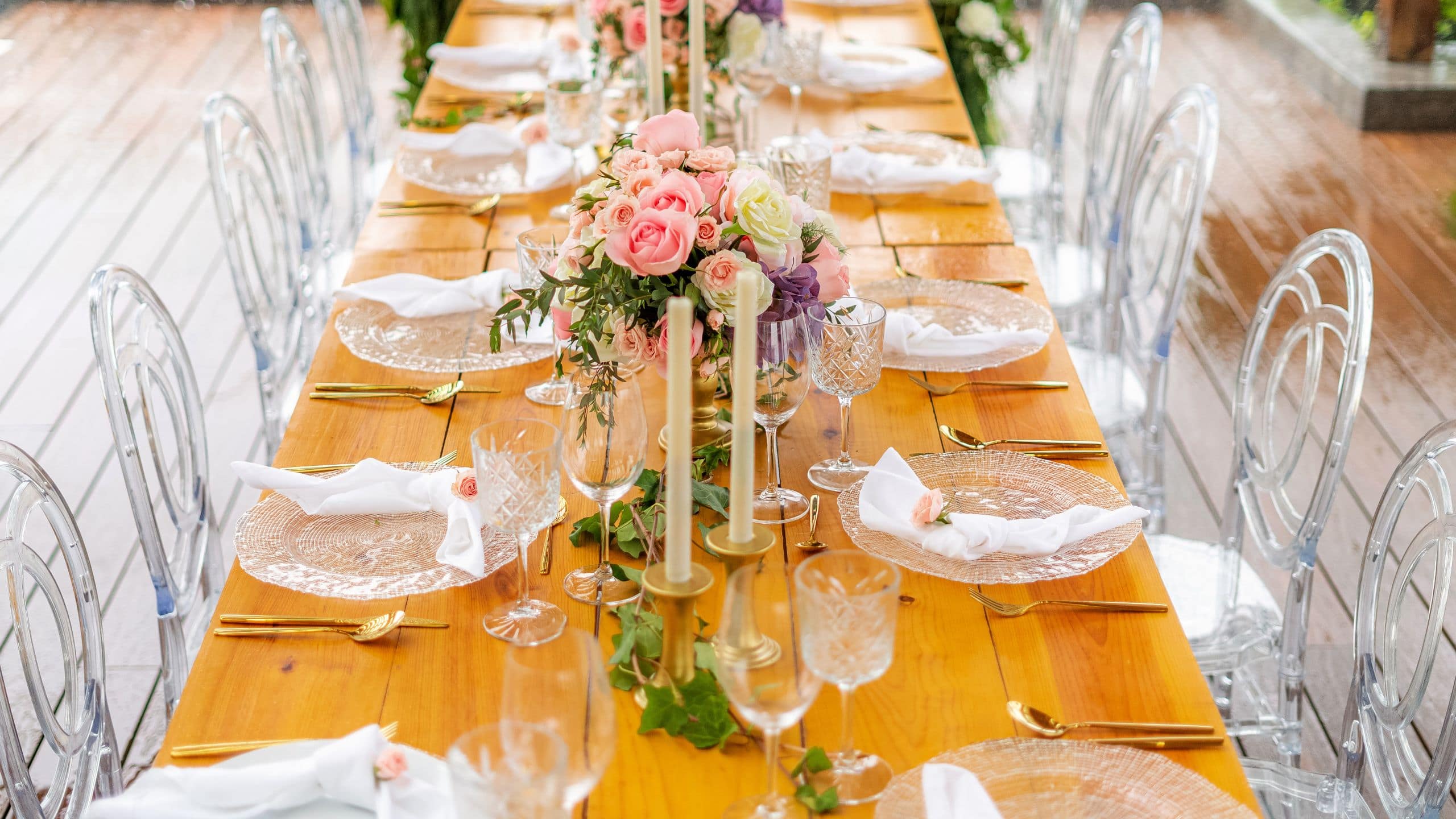 Thompson Playa del Carmen Main House Wedding Table