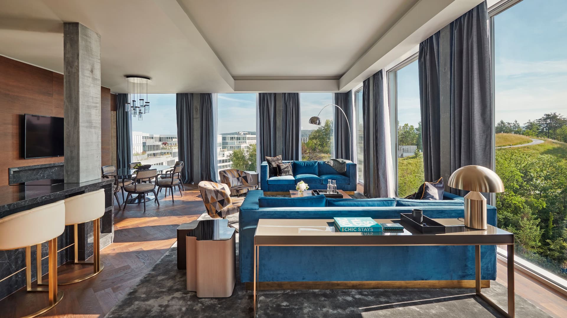 Hyatt Regency Zurich Airport The Circle Presidential Suite Living Room
