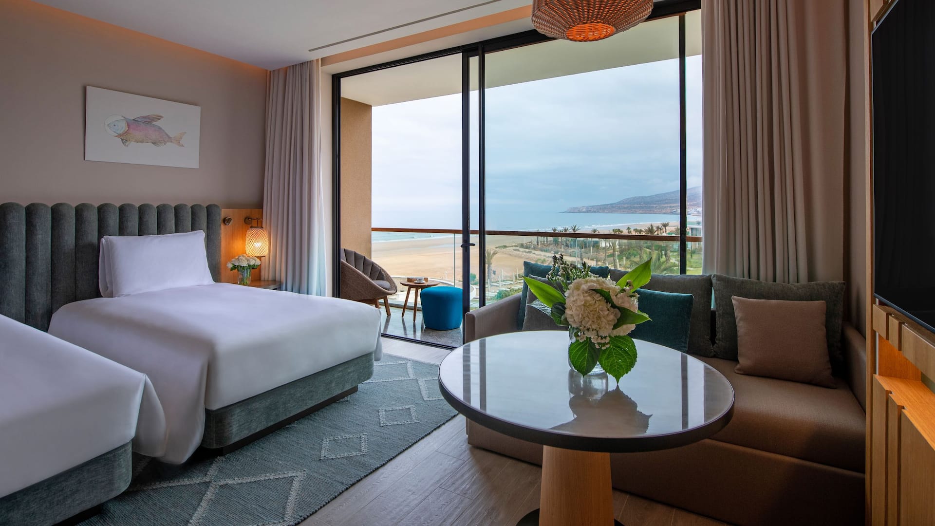 Hyatt Regency Taghazout Twin Bed Ocean View