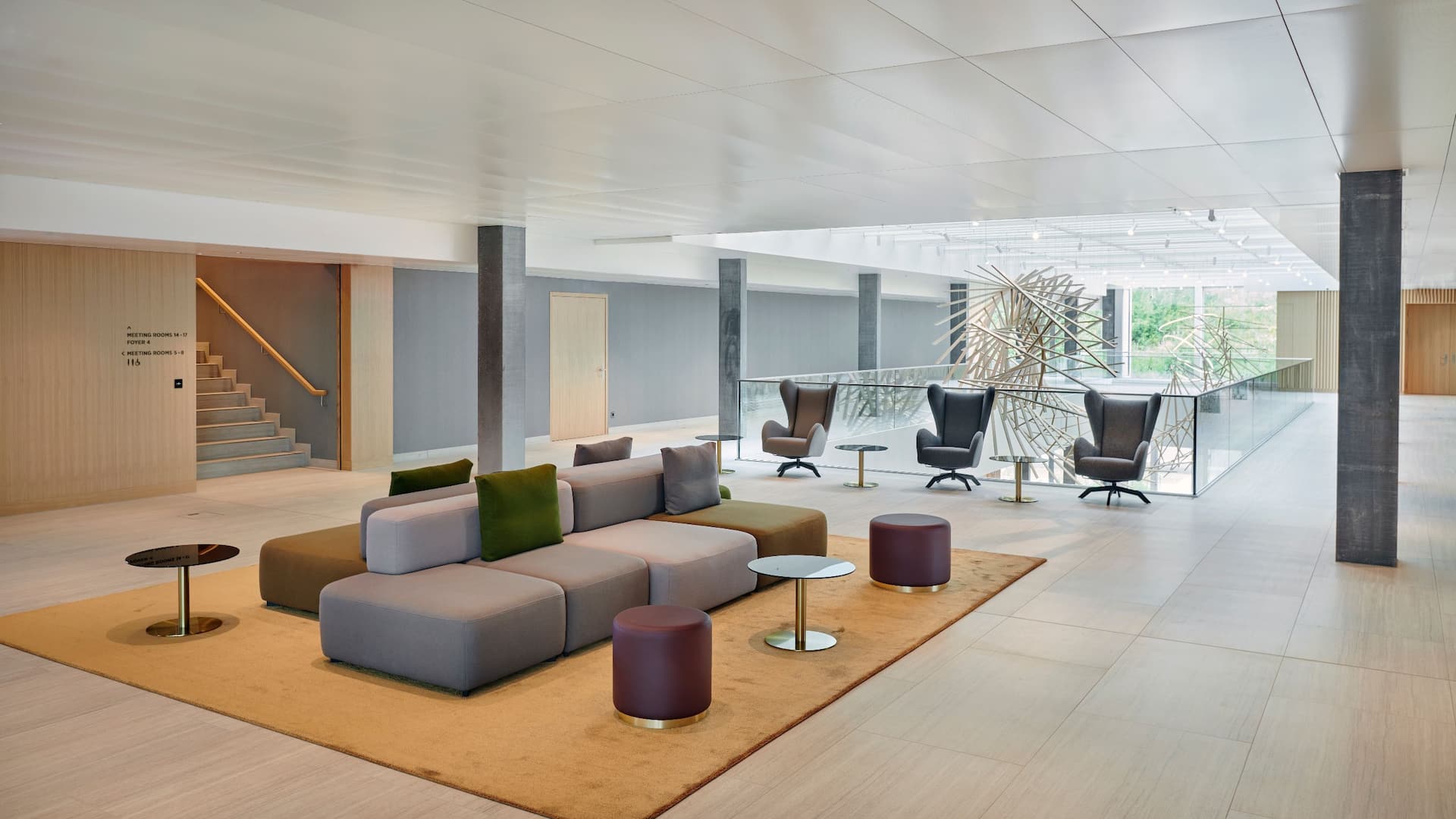 4 of 5 Hyatt Regency Zurich Airport The Circle Convention Center Foyer
