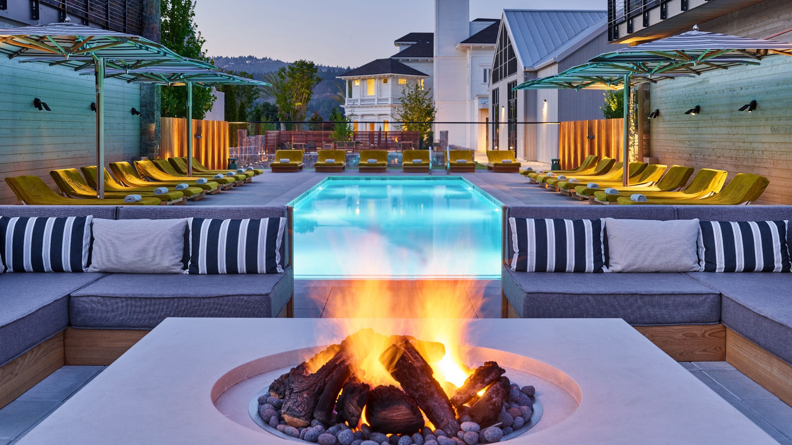 Alila Napa Valley Firepit Pool