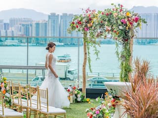 Hyatt Centric Victoria Harbour Hong Kong Upper Farm Wedding Bride View