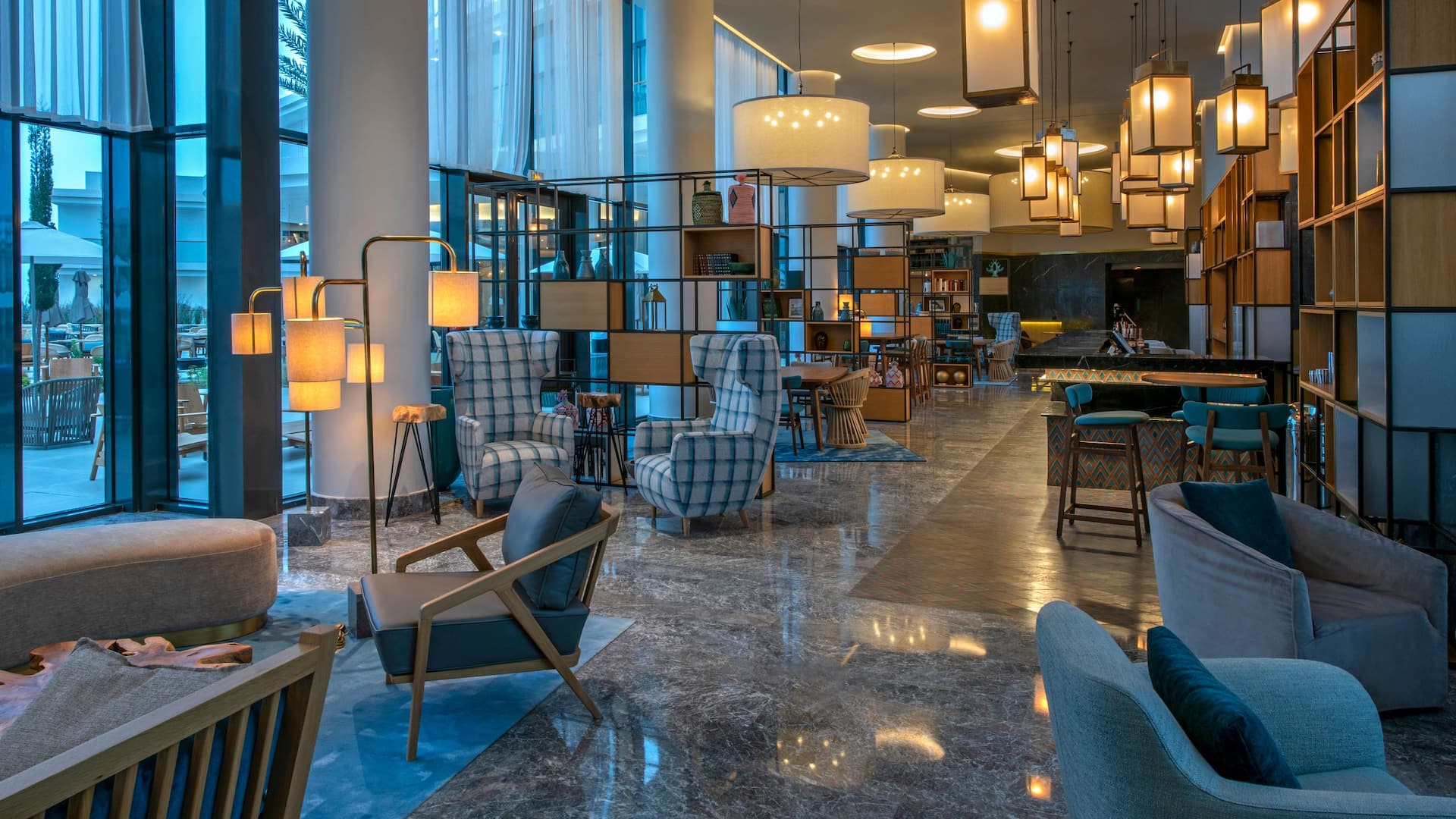 Hyatt Regency Taghazout Lobby Bar Seating