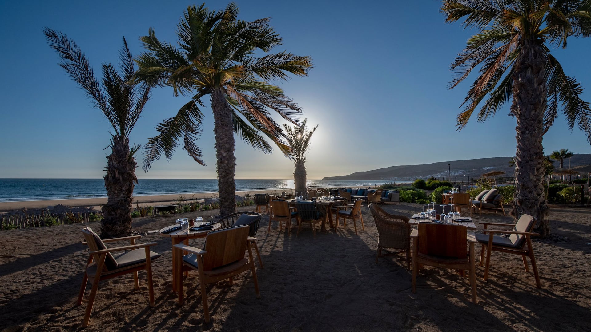 Hyatt Regency Taghazout Terrace Dining Tables