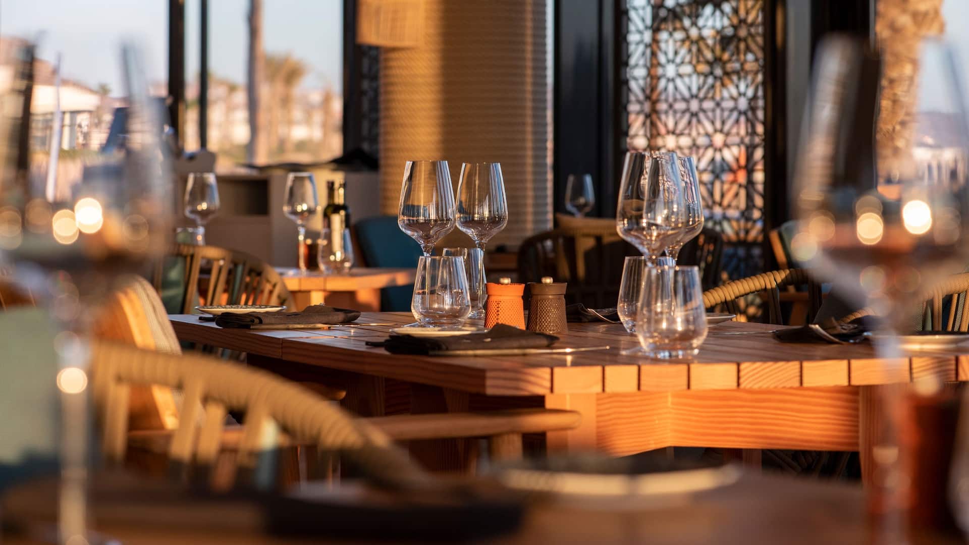 Hyatt Regency Taghazout Dining Set up