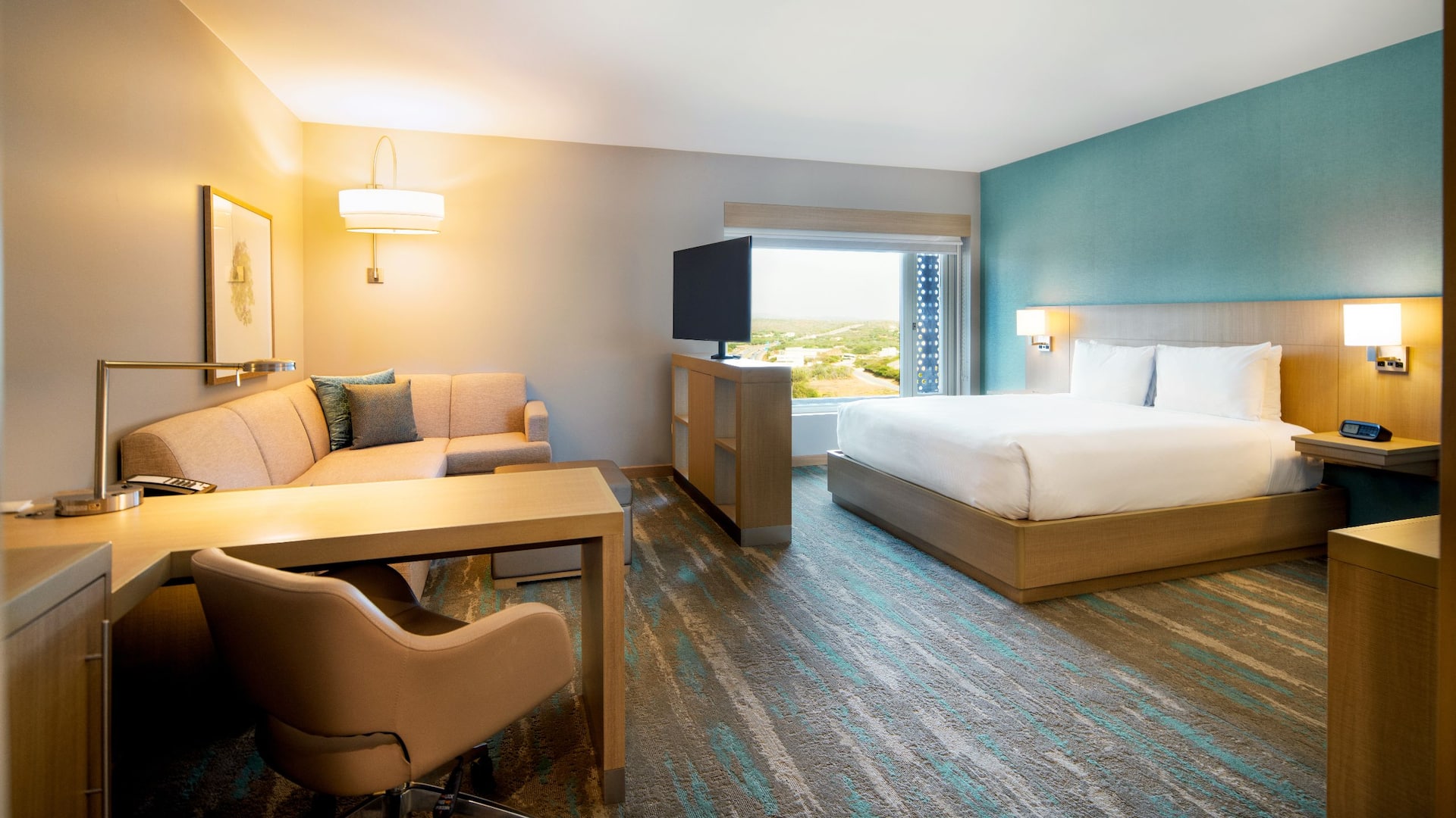 Hyatt Place Aruba Airport Specialty King Sanicolas View Setup