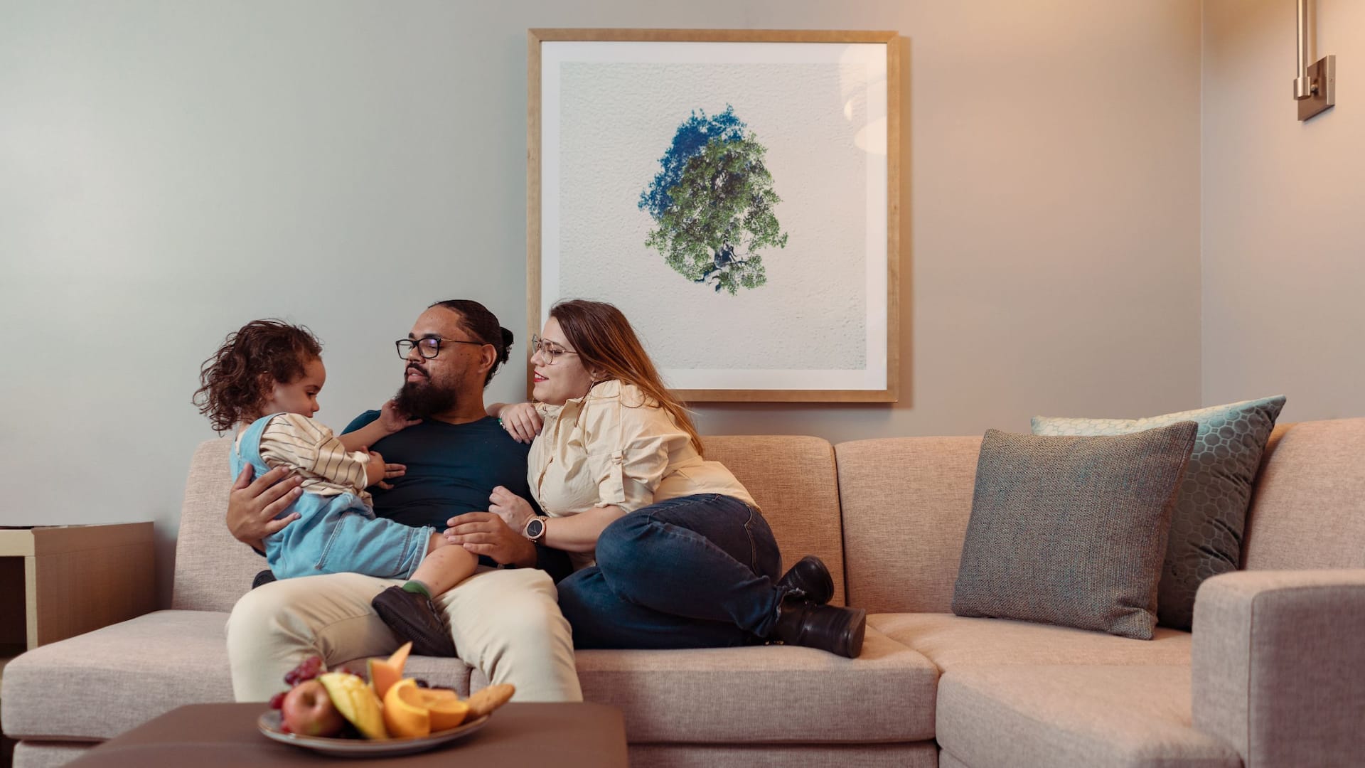 Hyatt Place Aruba Airport Guestroom Family Couch
