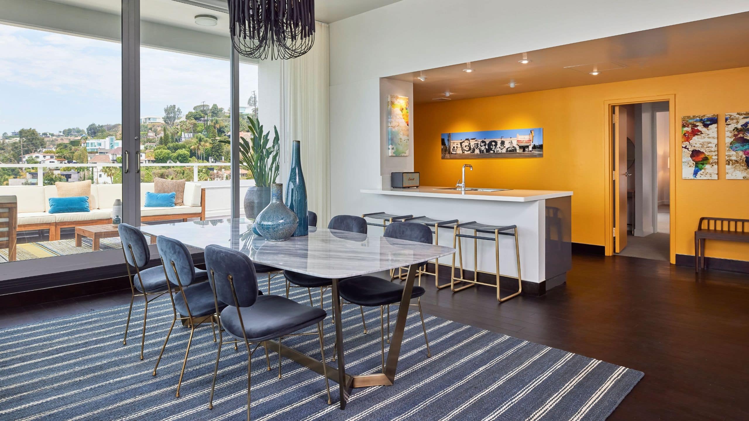 Andaz West Hollywood Panorama Suite Dining