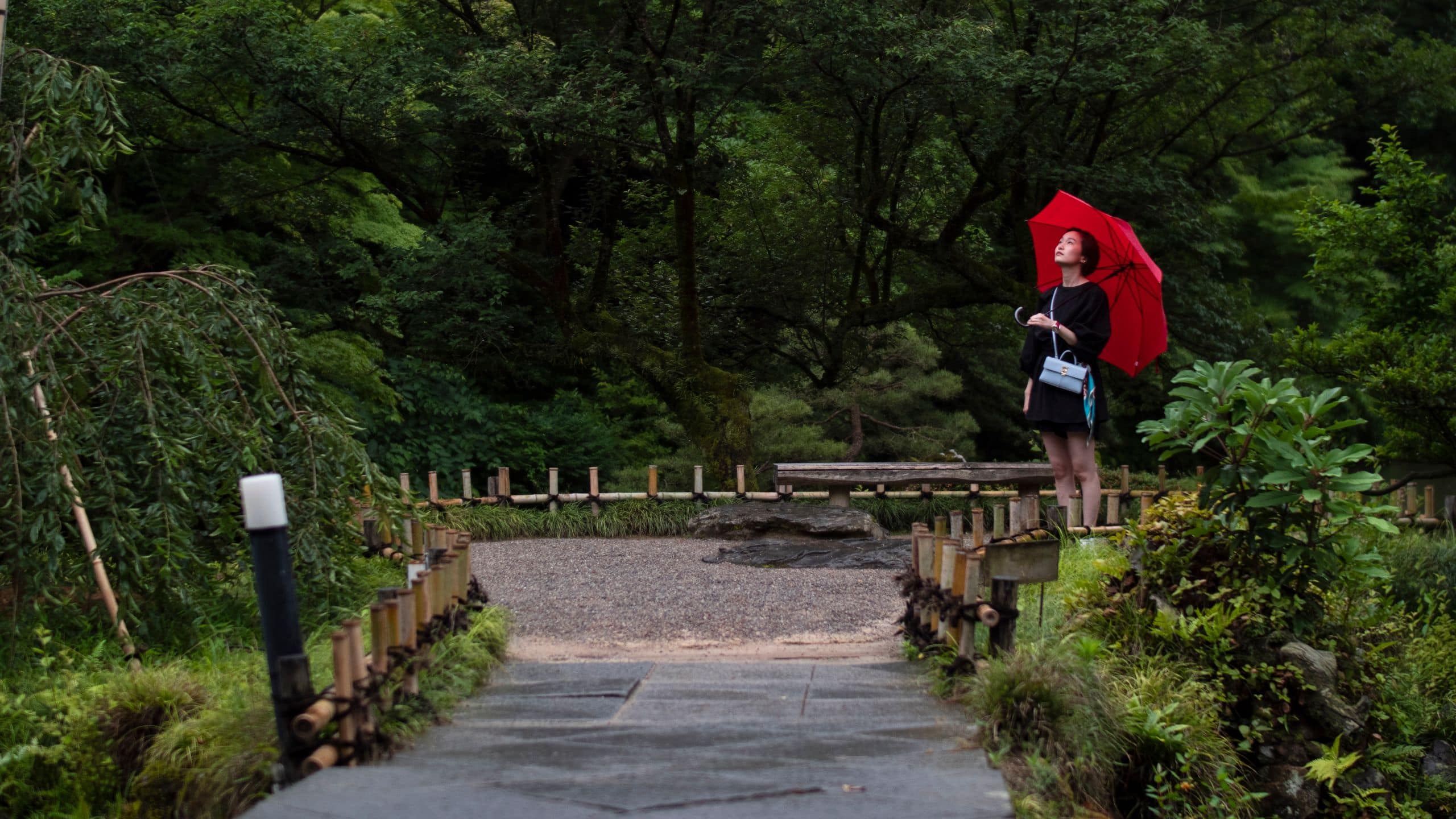 Hyatt Centric Kanazawa Kenrokuen Red Umbrella