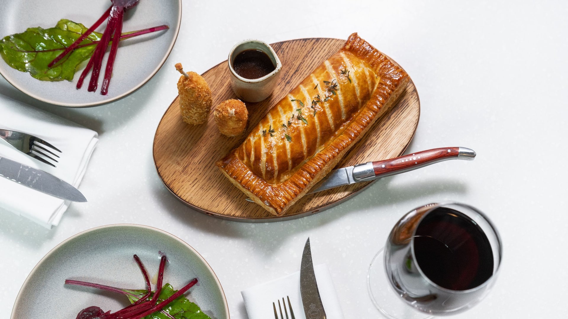 3 of 3 Hyatt Regency London - The Churchill Wellington With Wine