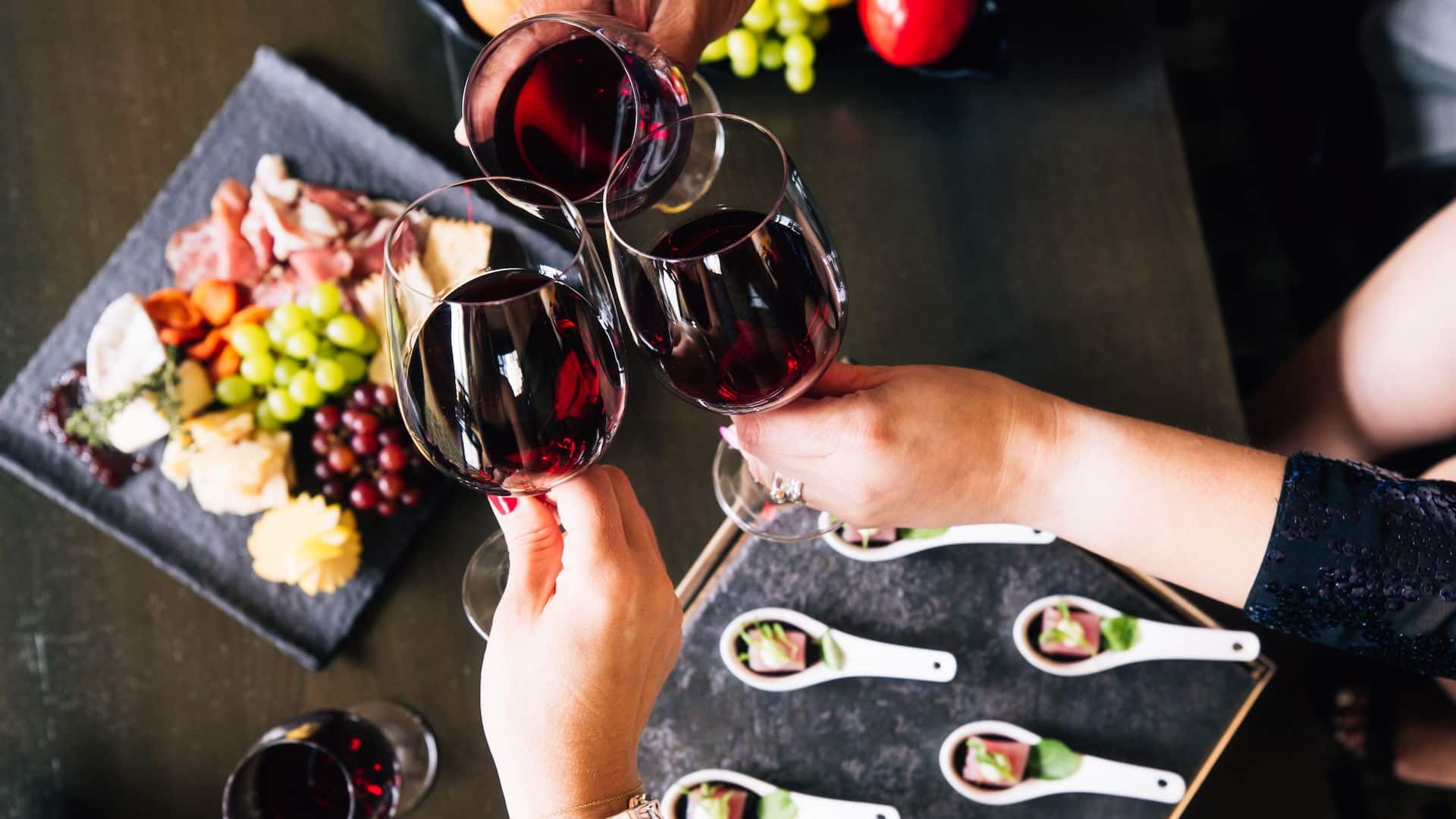 Grand Hyatt Seattle Charcuterie With Wine
