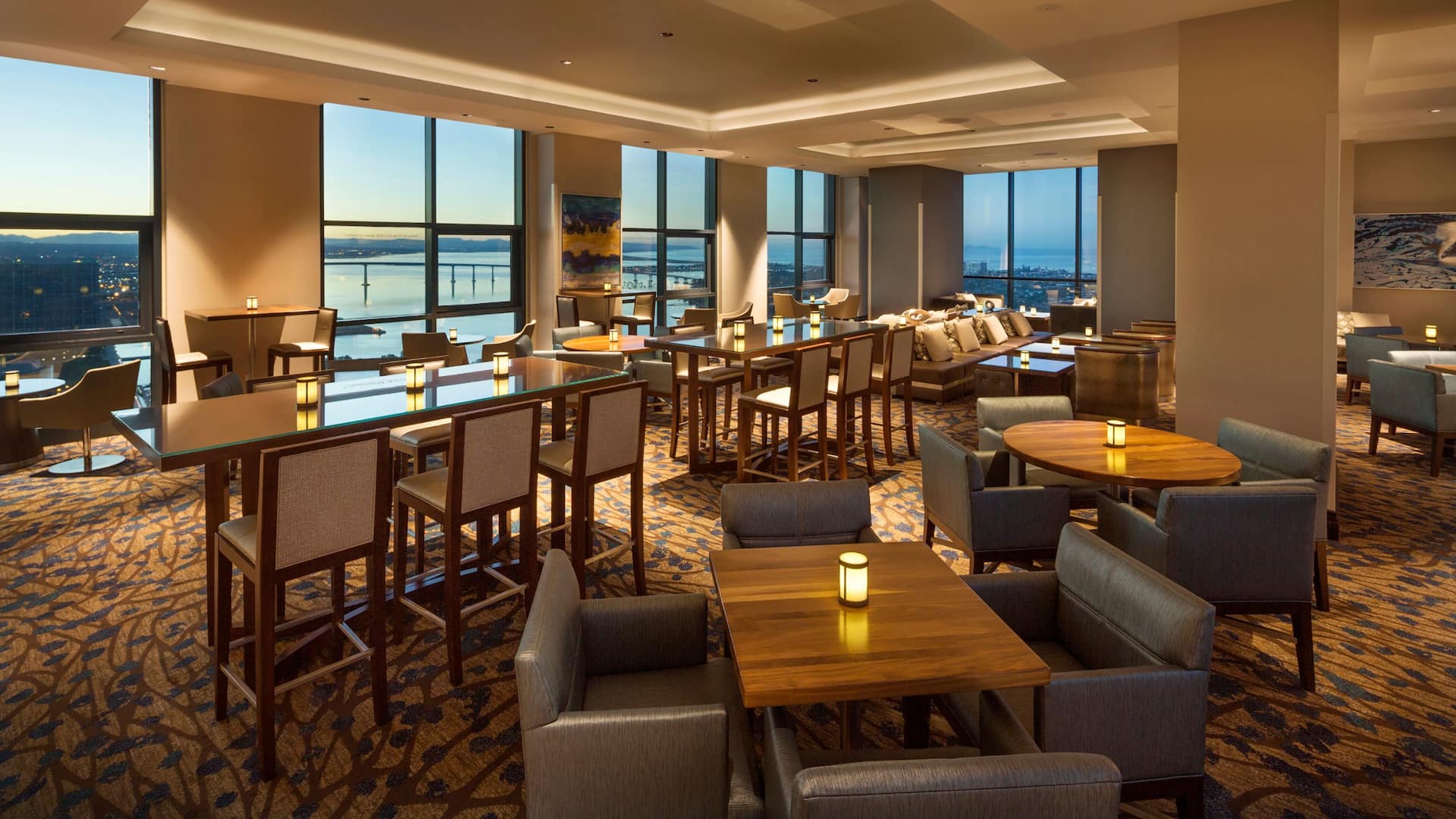 Manchester Grand Hyatt San Diego Top Of They Hyatt Sunset