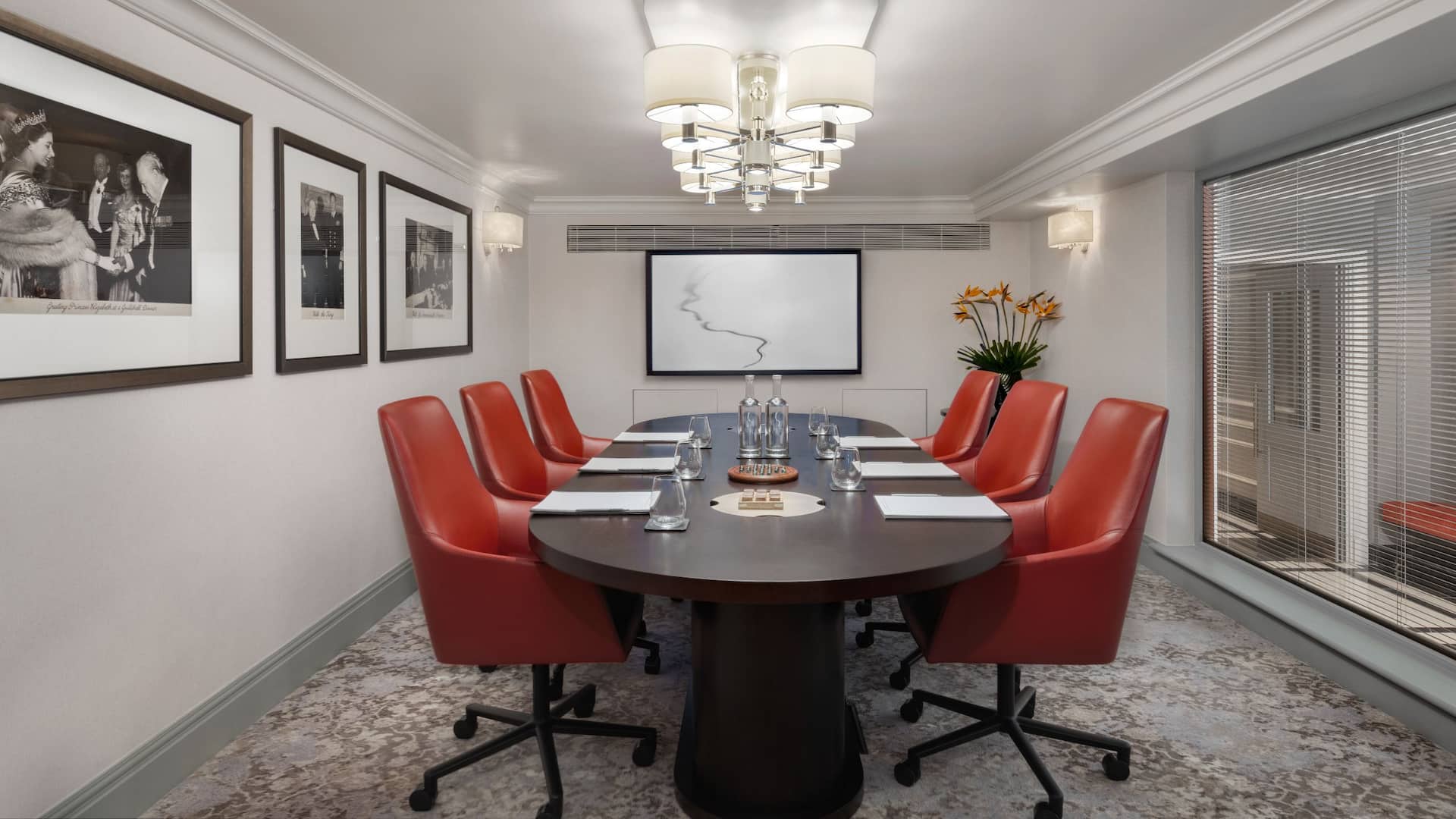 2 of 5 Hyatt Regency London - The Churchill Boardroom I TV Setup