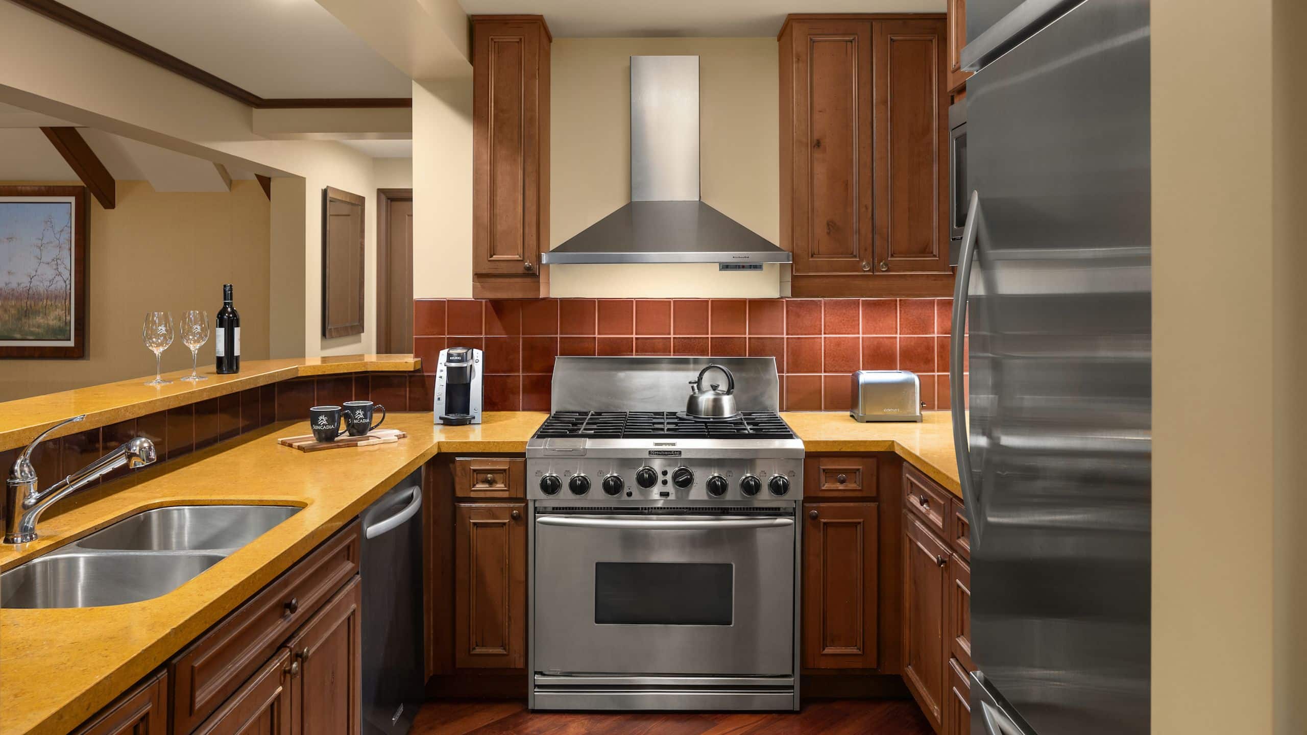 Suncadia Resort Lodge Three Bedroom Kitchen