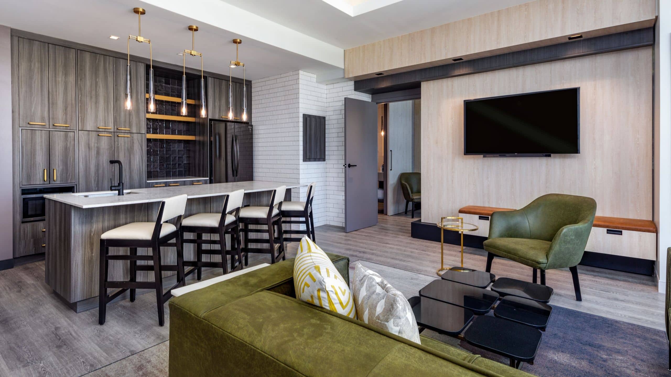 1 of 1 Hyatt Centric Charlotte SouthPark Presidential Suite Common Room
