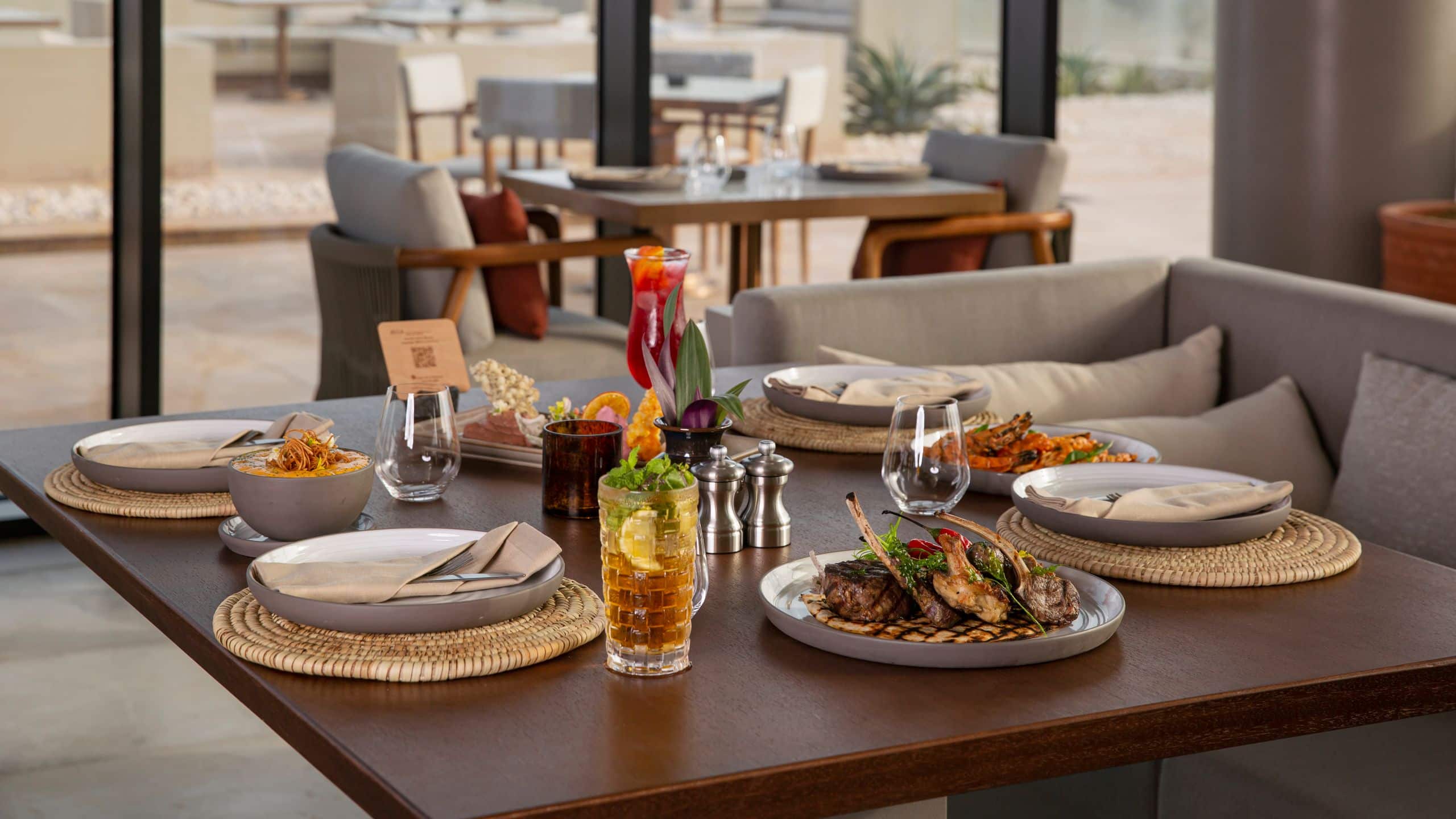 Alila Hinu Bay Orchard Lunch Spread