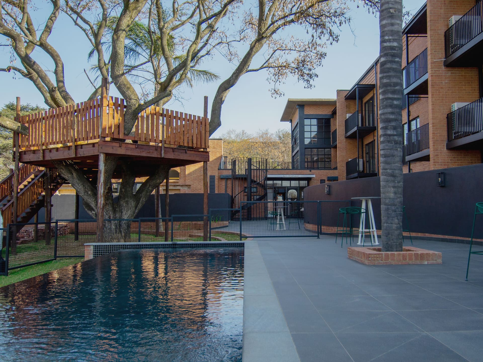 Hyatt House Johannesburg Sandton Treehouse Restaurant View