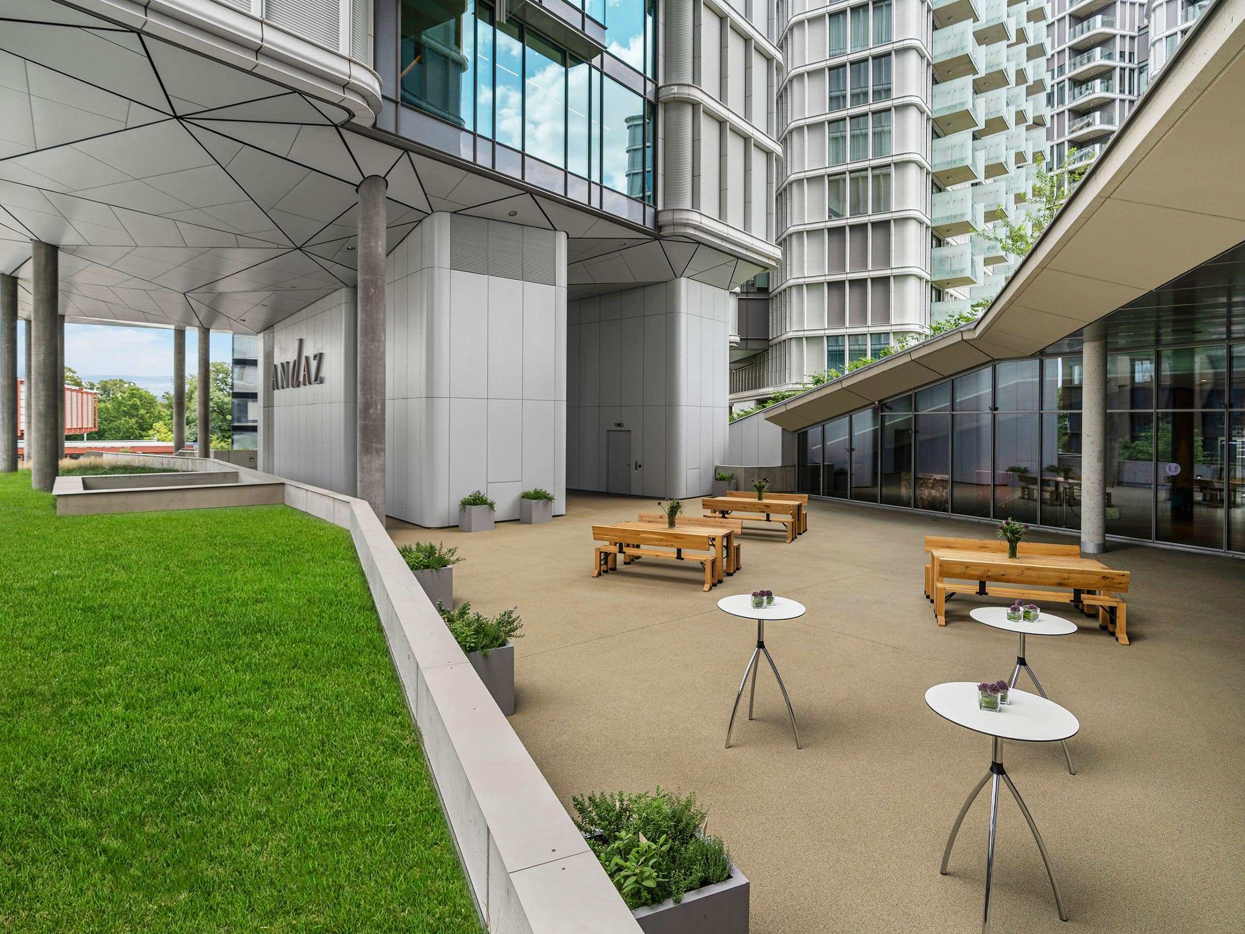 Andaz Vienna Am Belvedere Event Terrace Outside