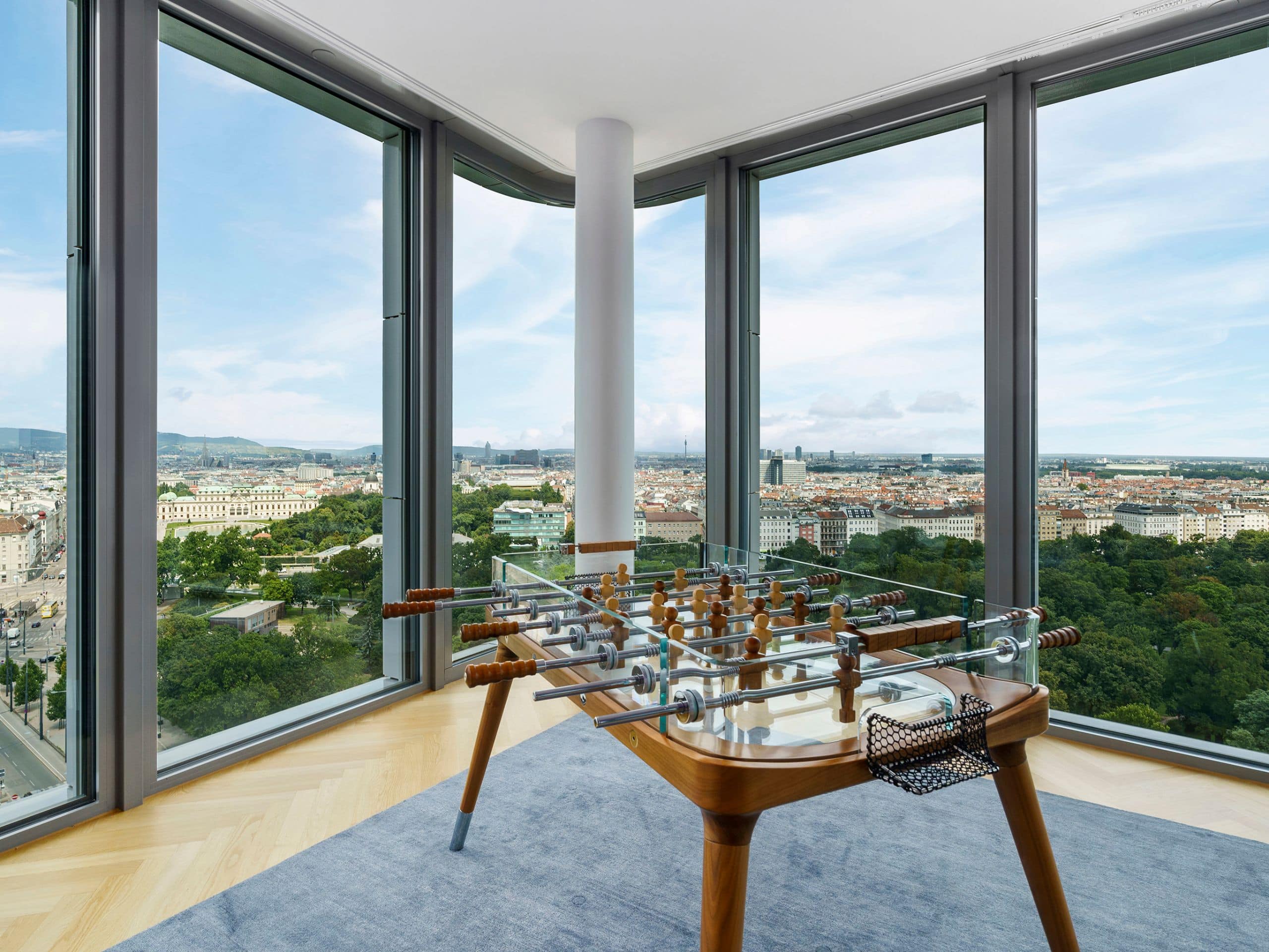 Andaz Vienna Am Belvedere Penthouse Suite View