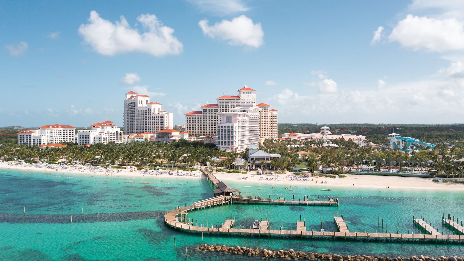 Grand Hyatt Baha Mar Pier Aerial View