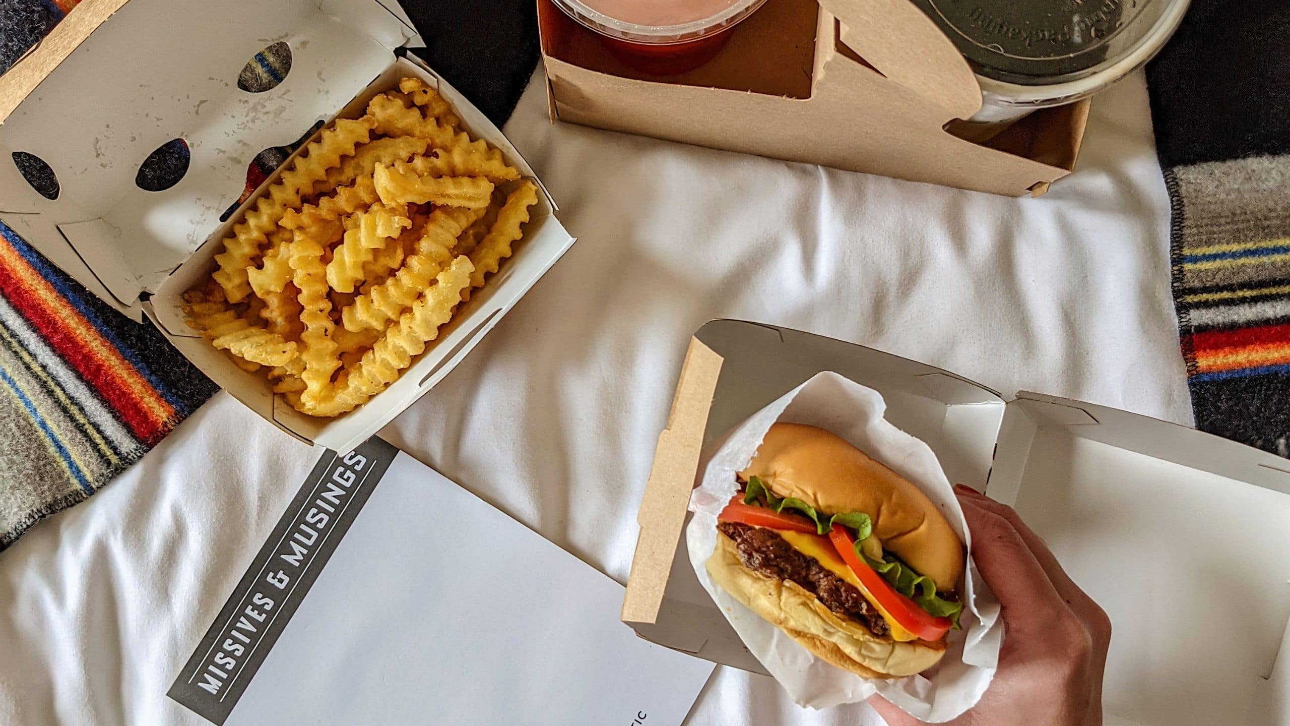 Chicago Athletic Association In Room Shake Shack Dining