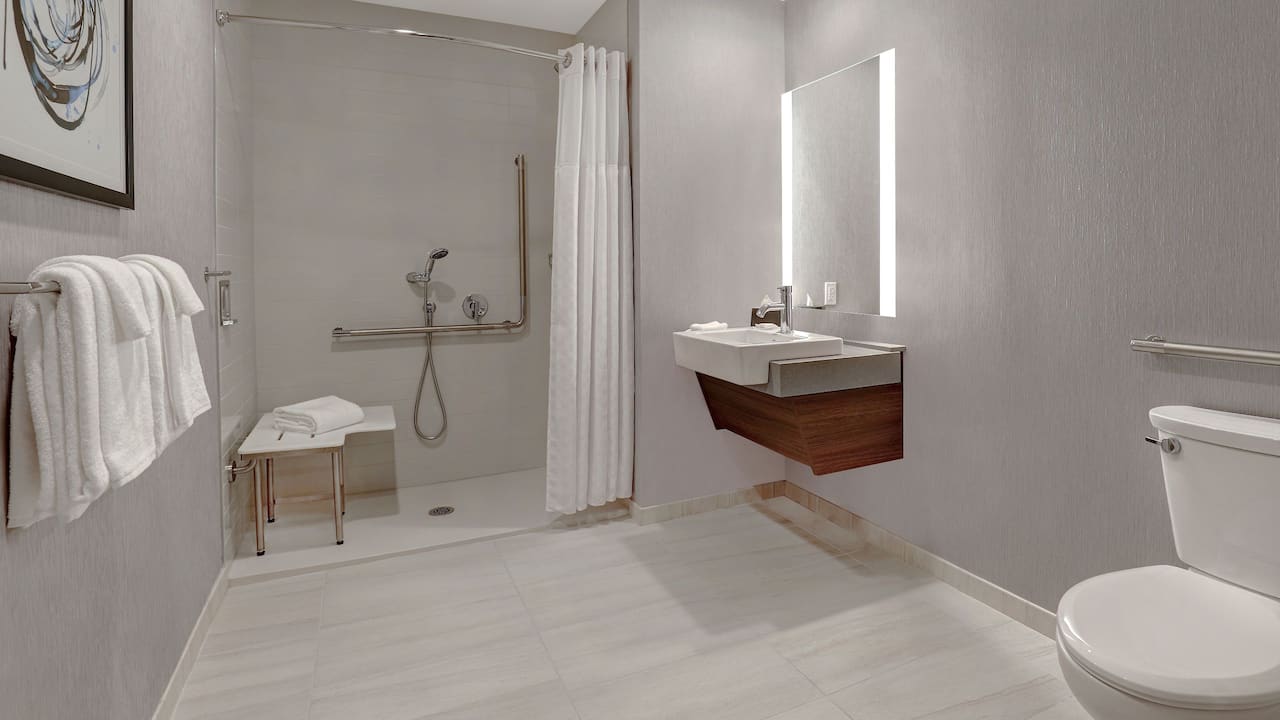 Accessible King Roll-In Shower