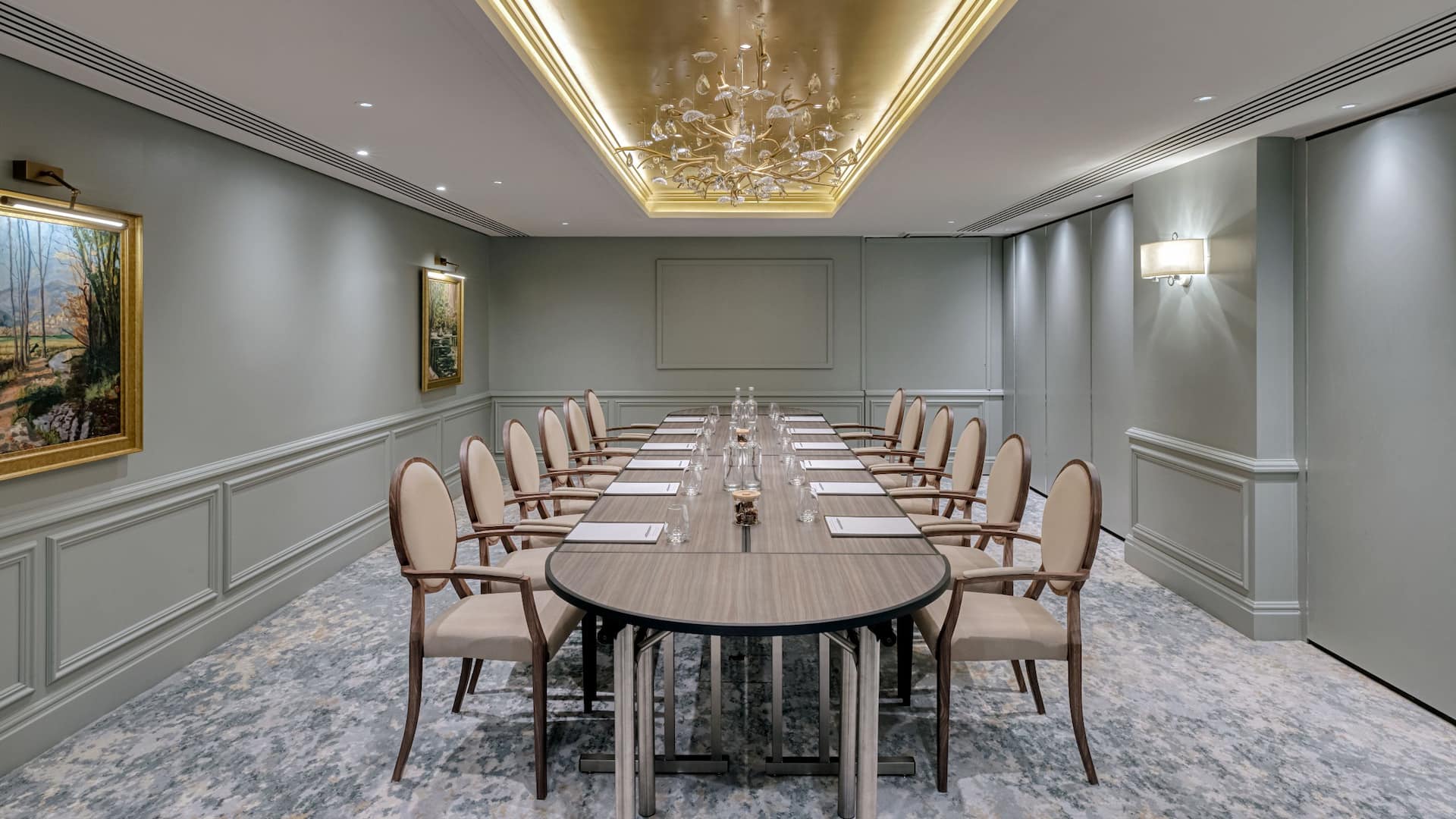1 of 4 Hyatt Regency London - The Churchill Studio I Boardroom Setup