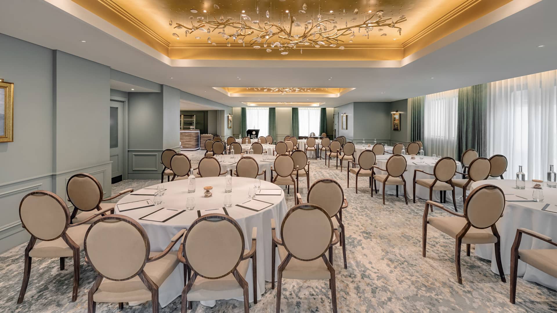 Hyatt Regency London - The Churchill Gallery Cabaret Setup And Studios