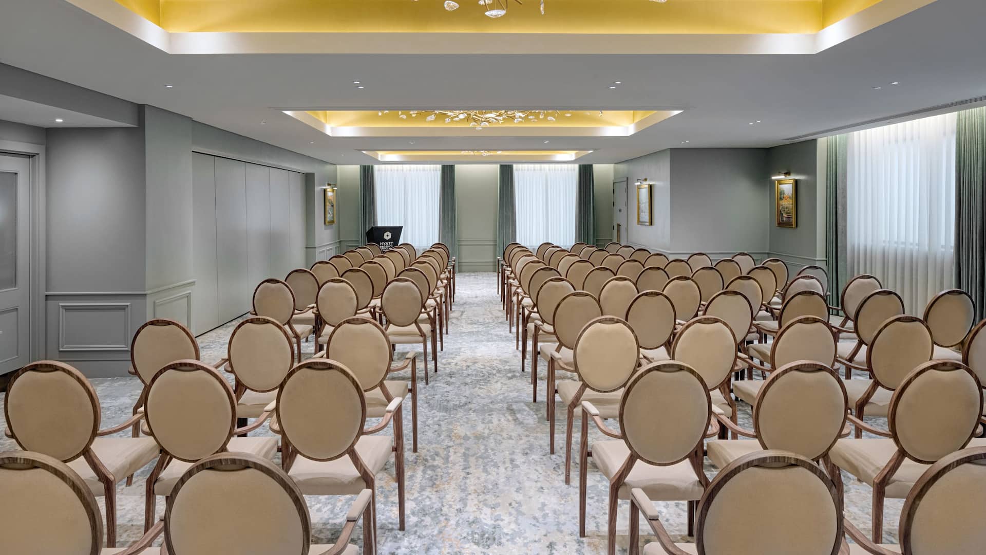 Hyatt Regency London - The Churchill Gallery Theatre Close up