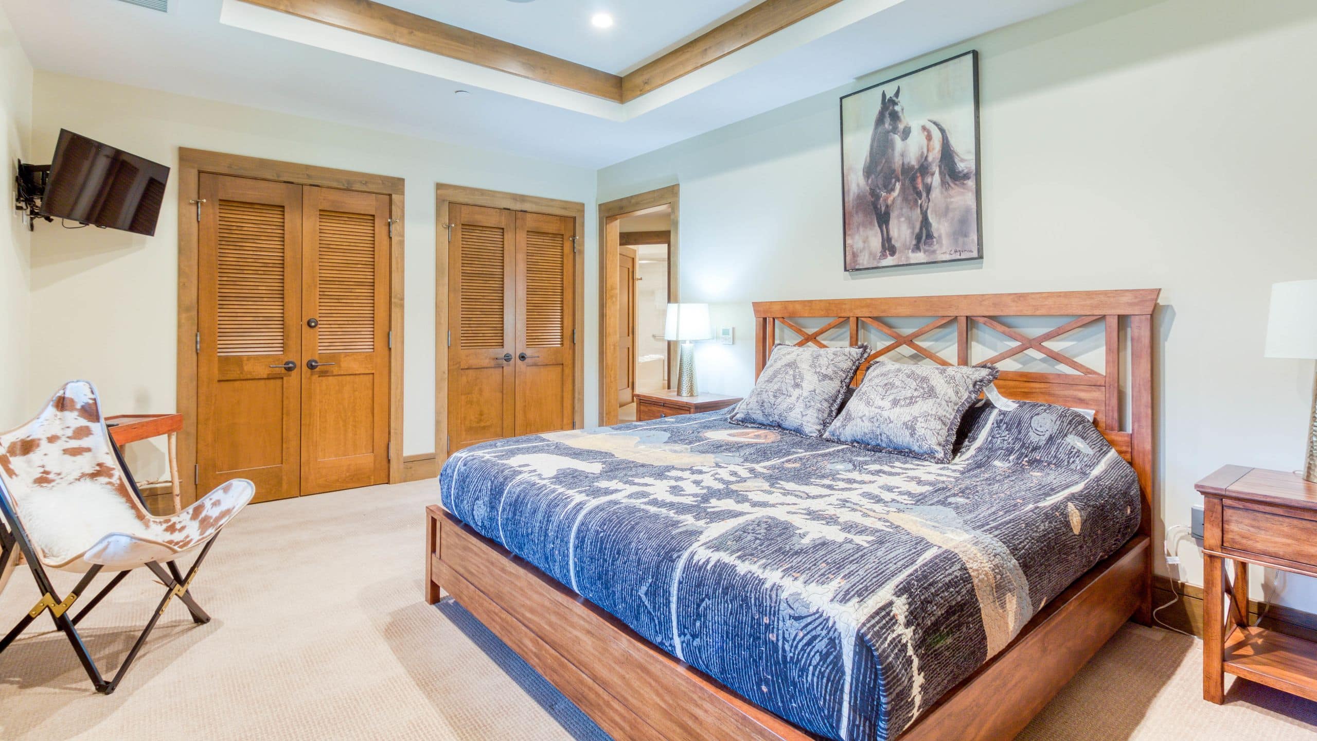 2 of 5 The Lodge at Spruce Peak Club Residence 308 First Bedroom