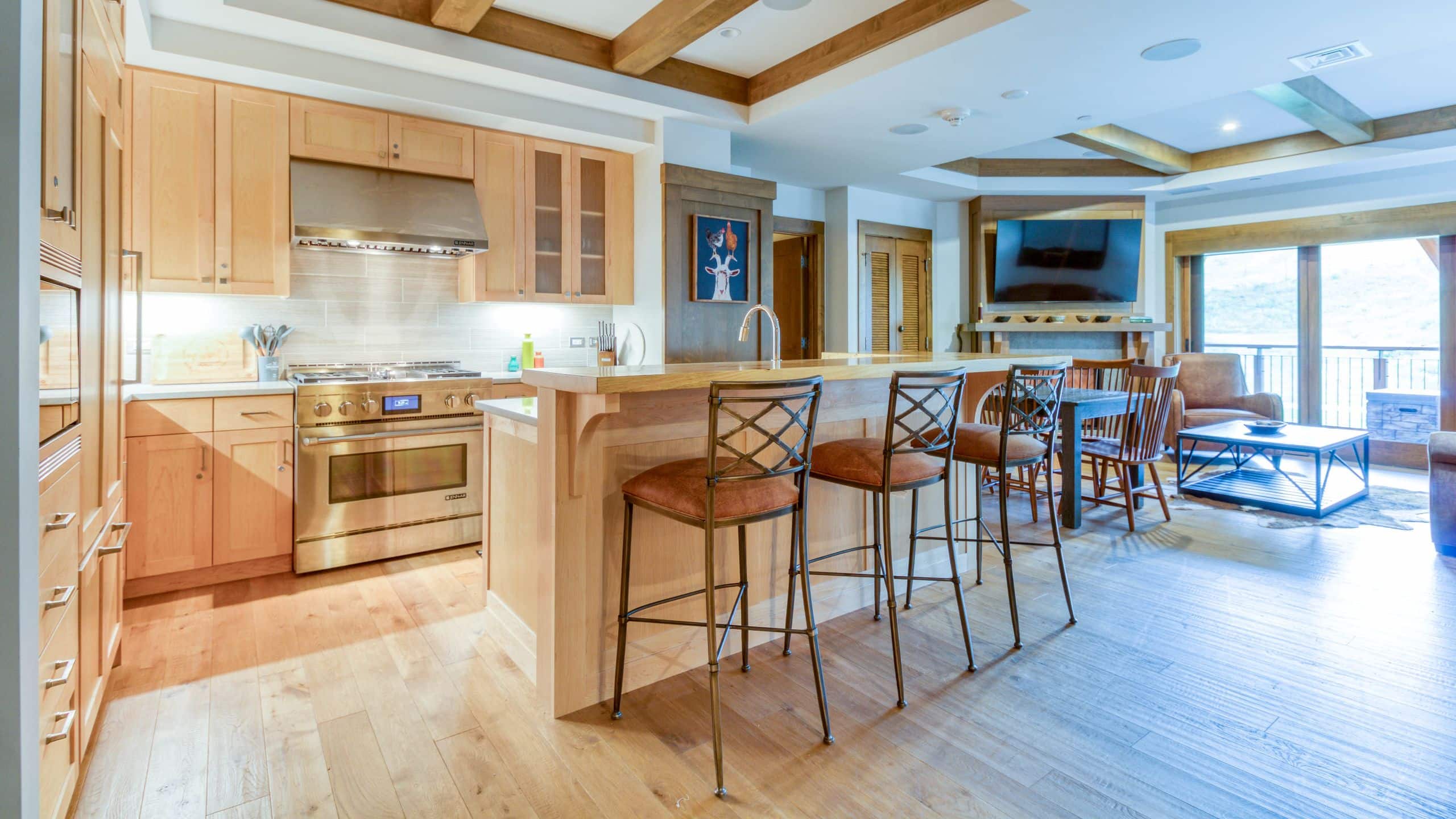 1 of 5 The Lodge at Spruce Peak Club Residence 308 Kitchen