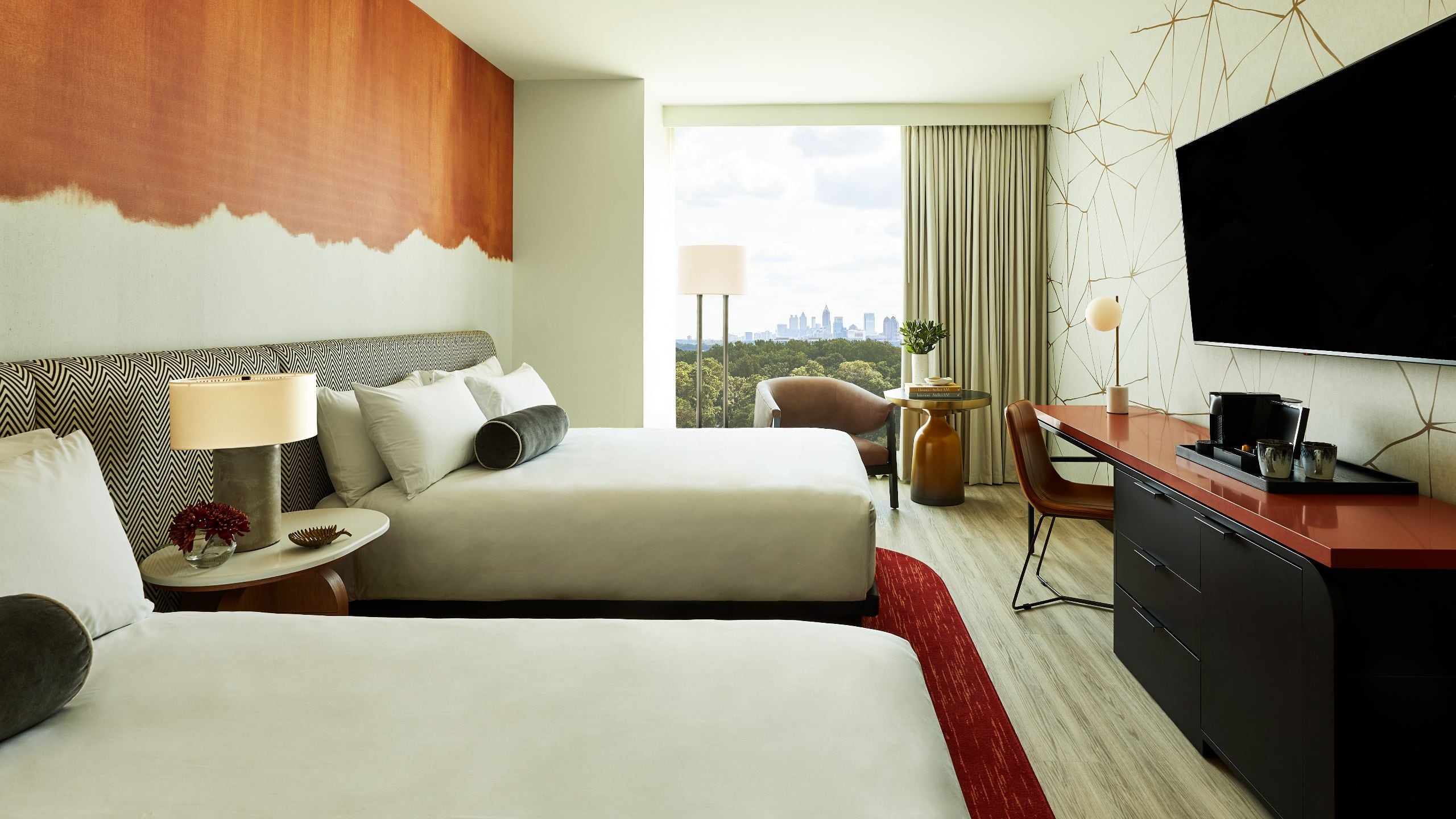 Hyatt Centric Buckhead Atlanta Double Beds Guestroom