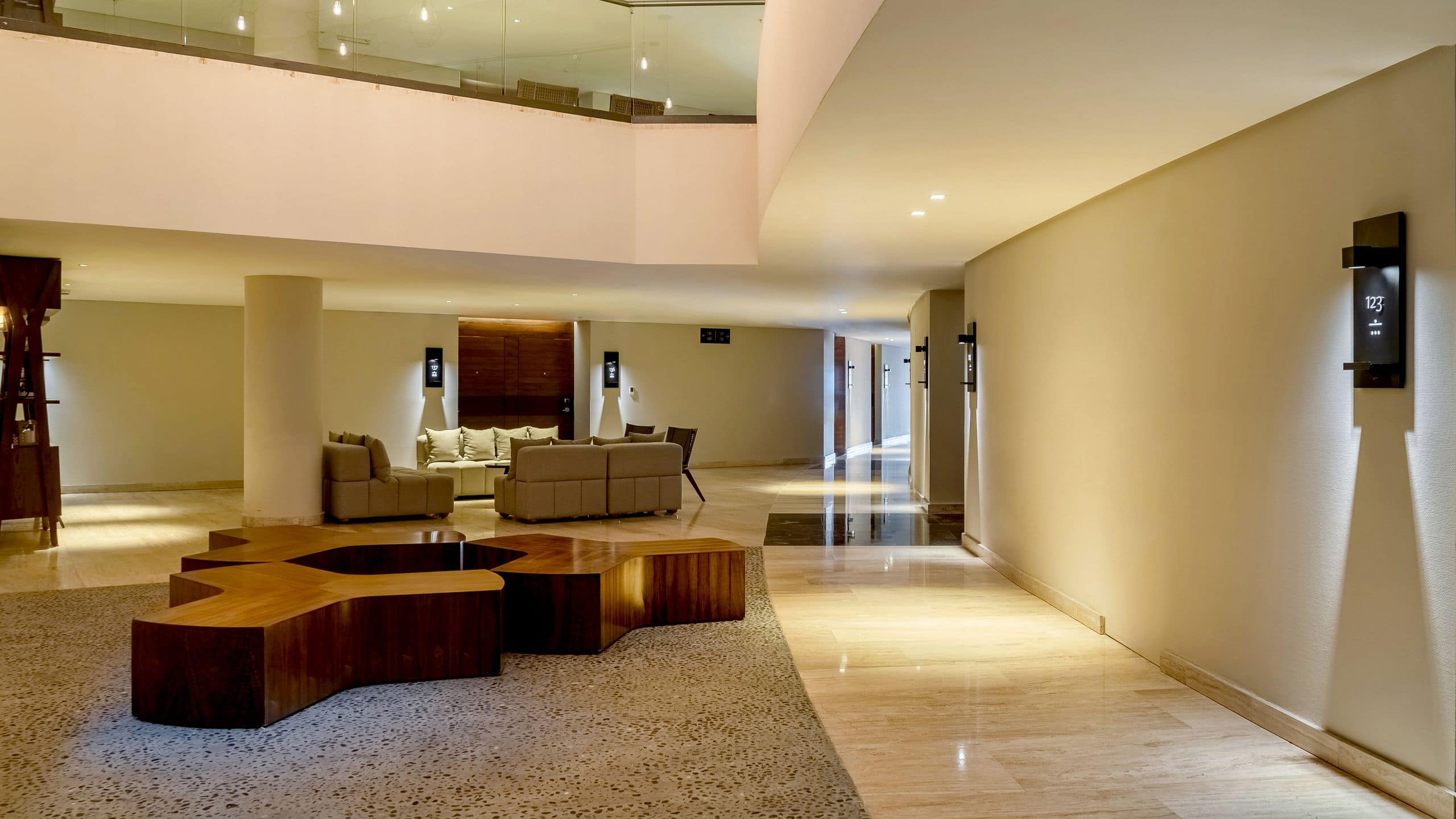 Thompson Playa del Carmen Main House Hallways