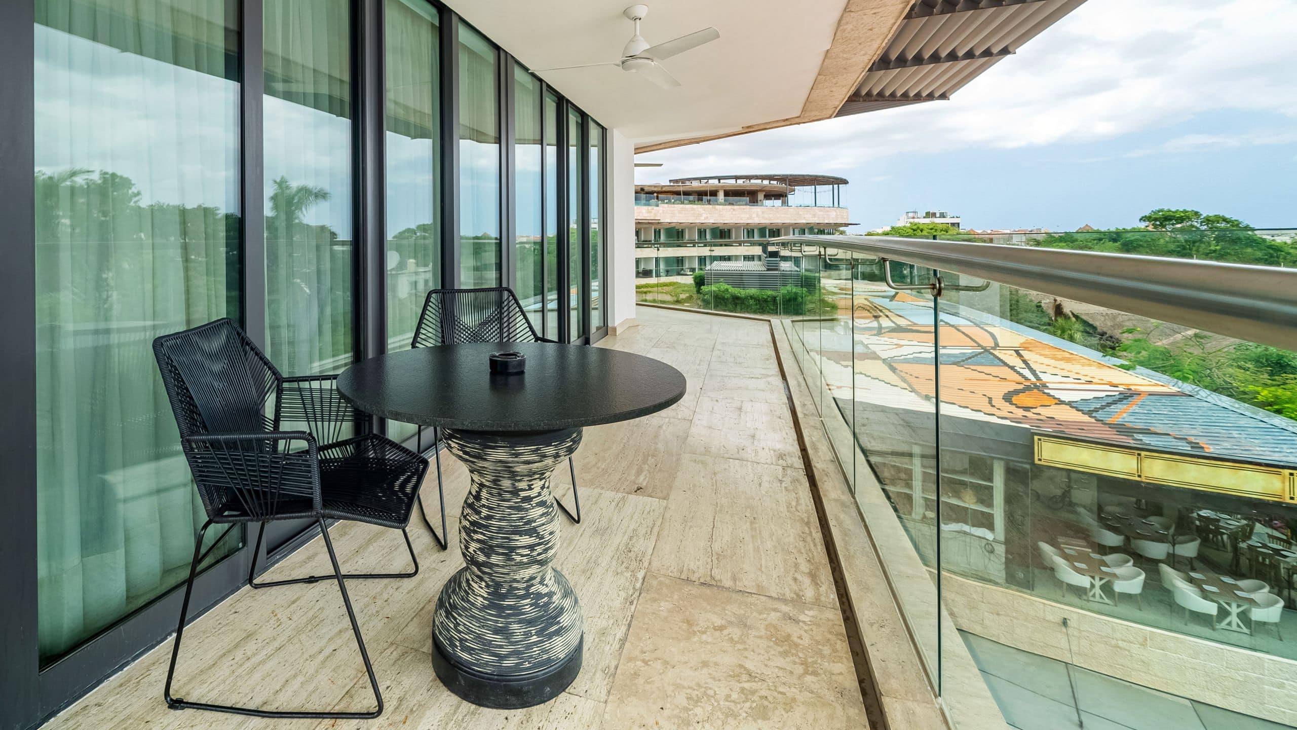 Thompson Playa del Carmen Main House Junior Suite Balcony View