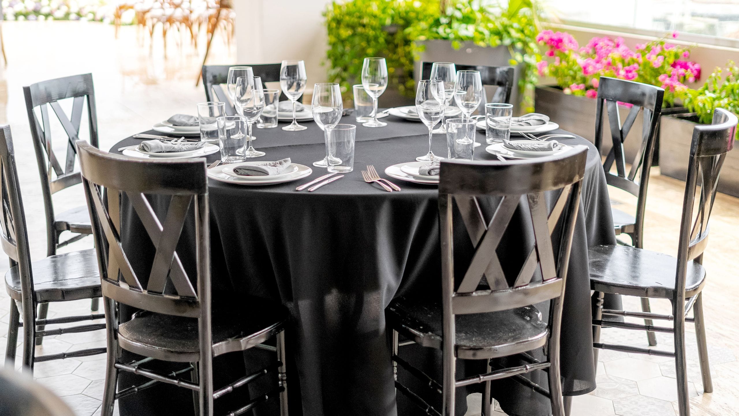 Thompson Playa del Carmen Main House Wedding Setup