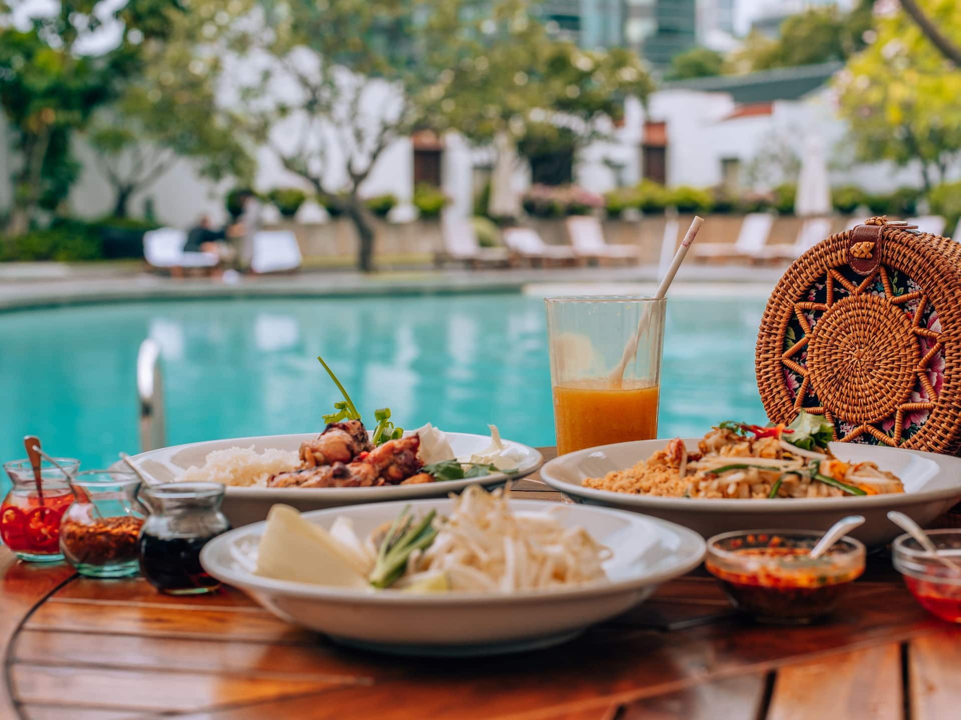 Grand Hyatt Erawan Bangkok The Breezeway Dining Spread