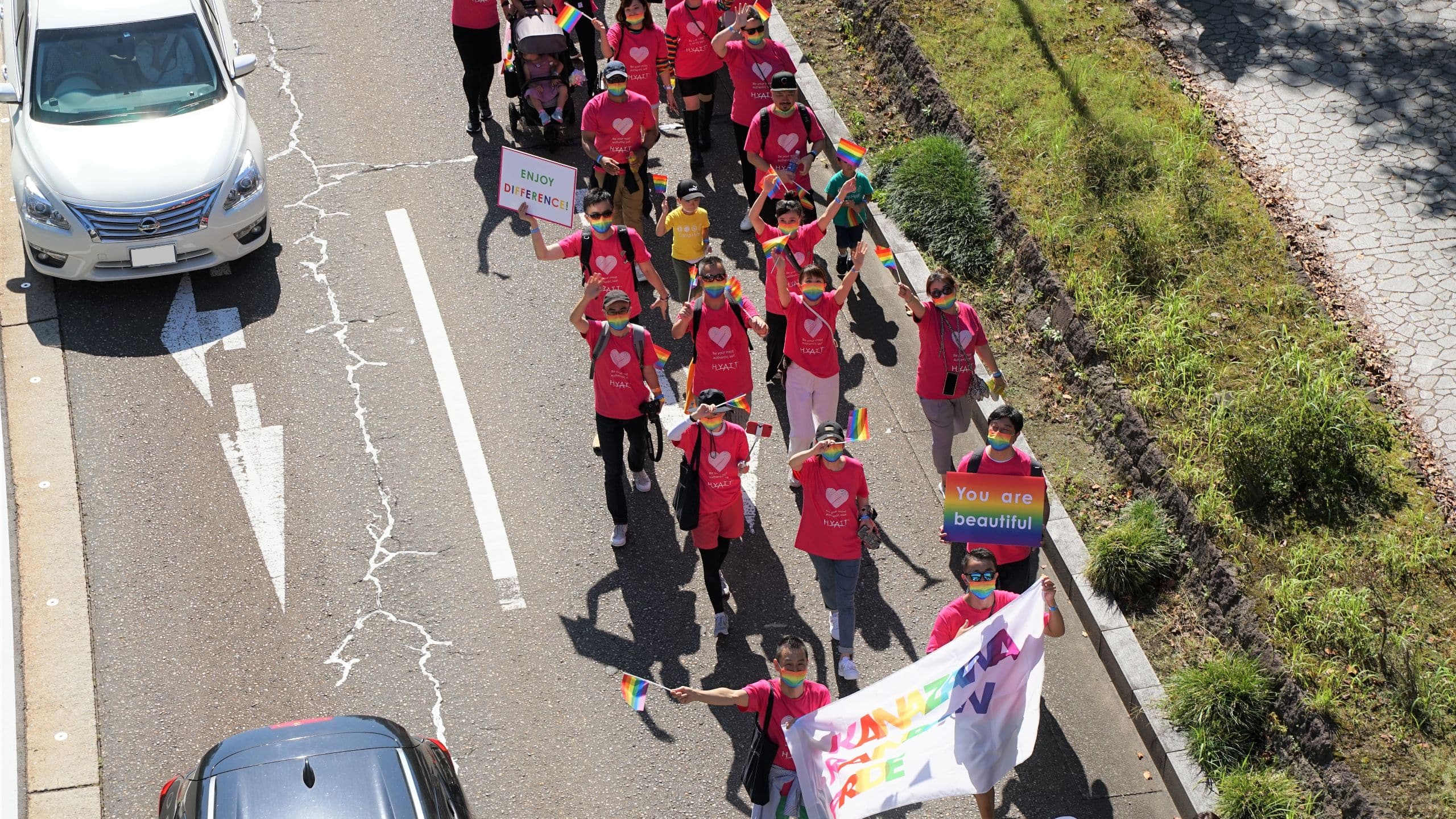 Hyatt Centric Kanazawa Pink Pride Parade