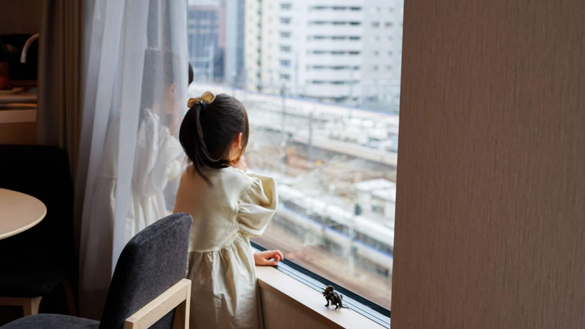 Hyatt House Kanazawa Guestroom Window With Kids