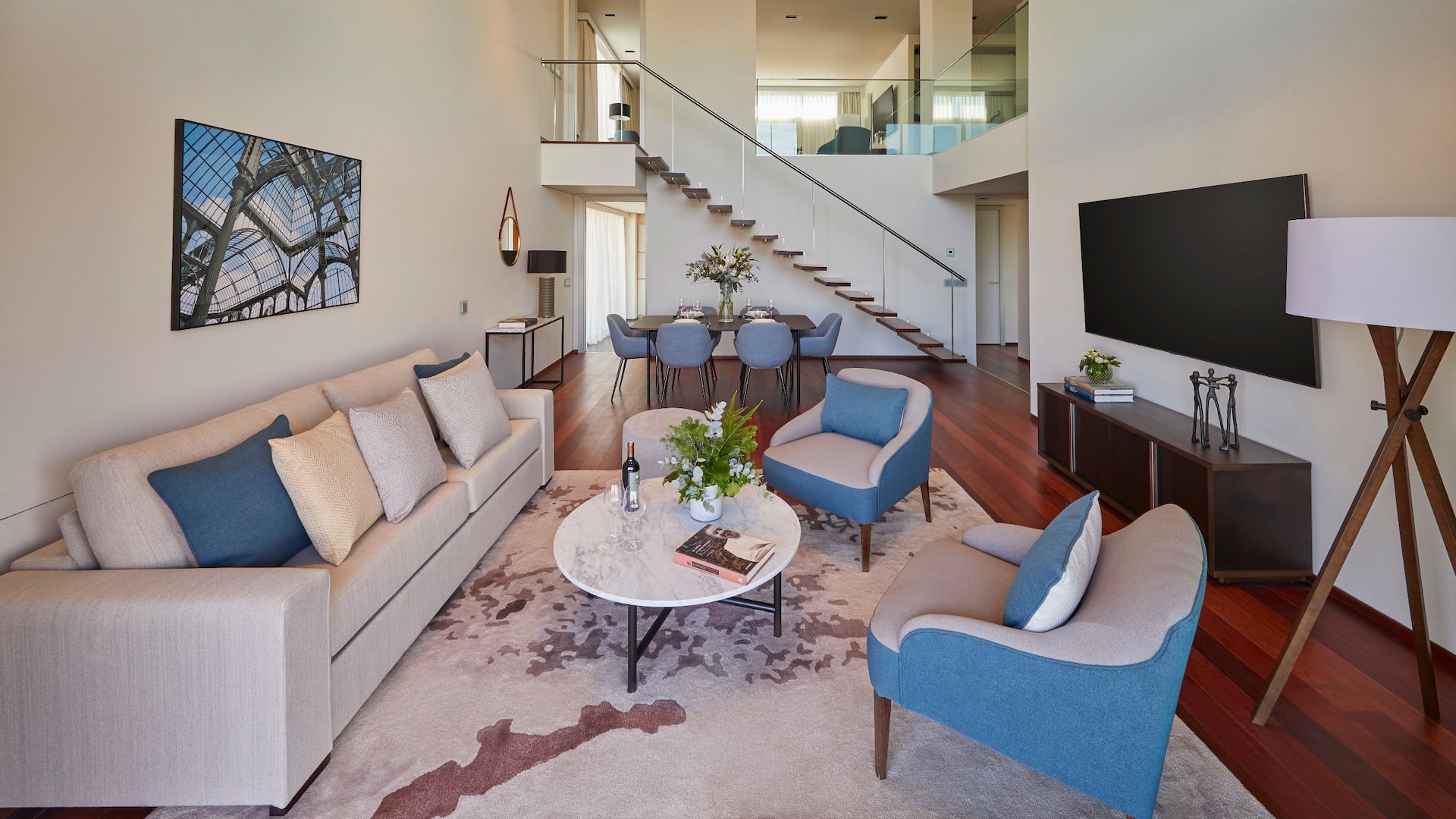 4/10 Hyatt Regency Madrid Residences Two Bedroom Residence Living Room