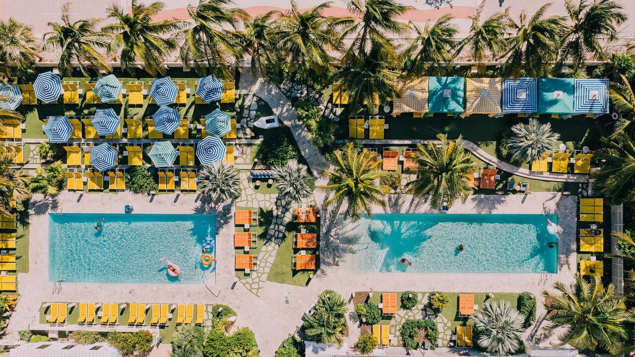 Aerial Pool View