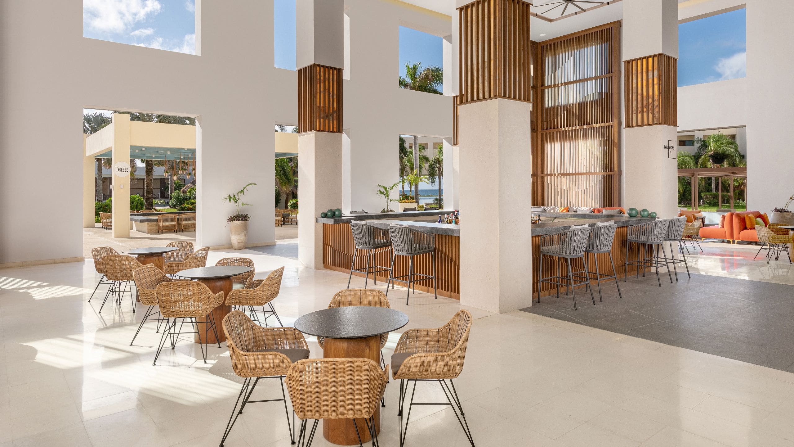 Dreams Puerto Morelos Resort & Spa Lobby Infusions Lounge