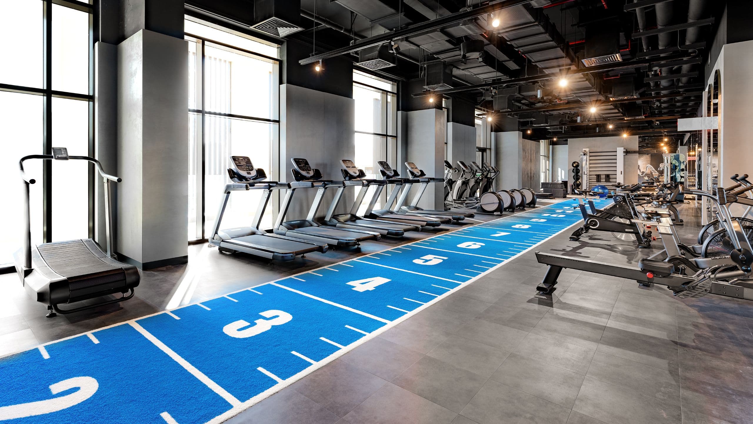 Hyatt Centric Jumeirah Dubai Fitness Center Treadmills