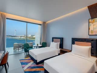 Hyatt Centric Jumeirah Dubai Twin Guestroom With Balcony