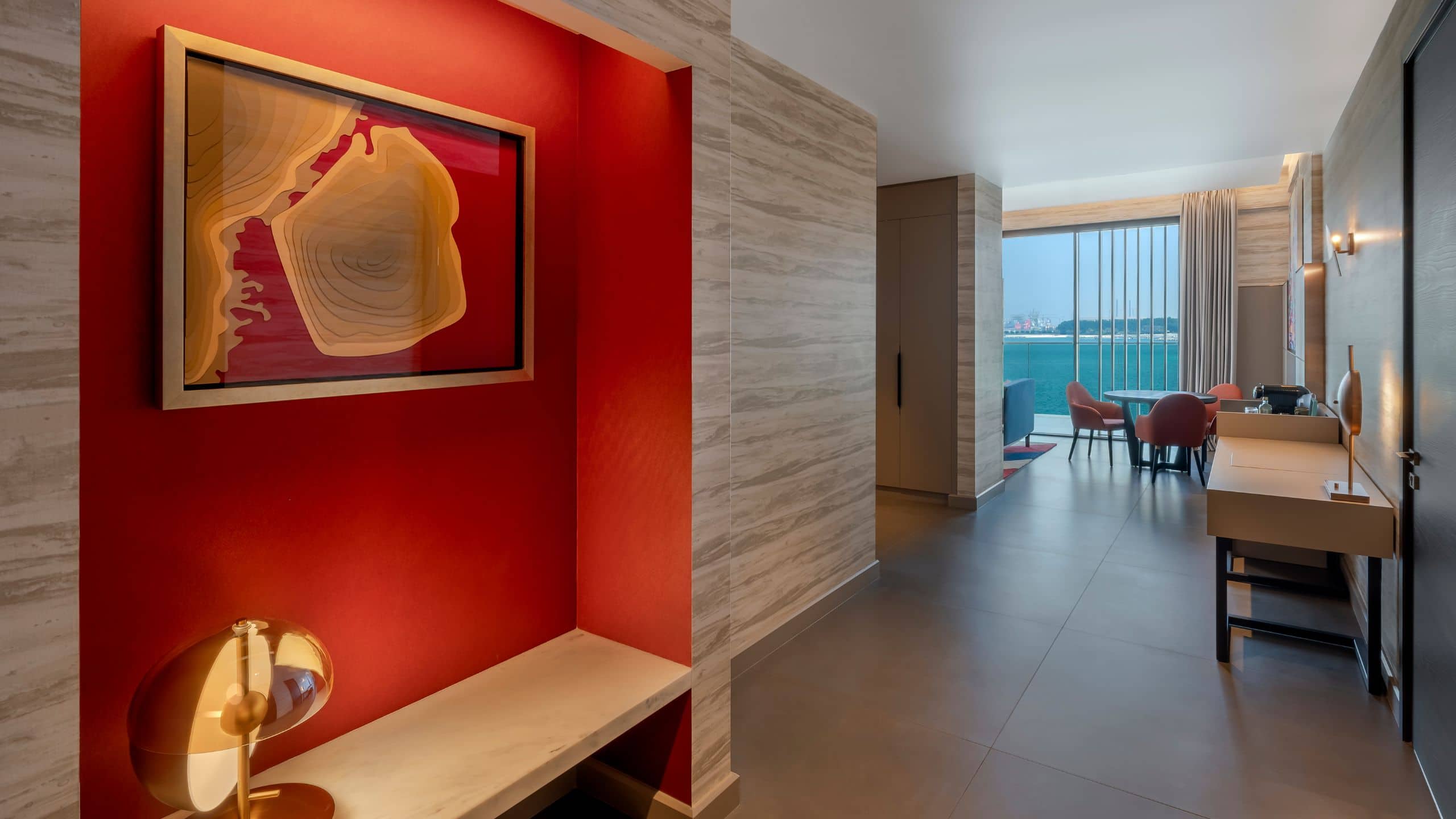 4 of 8 Hyatt Centric Jumeirah Dubai Deluxe Room Entrance