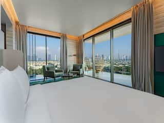 Hyatt Centric Jumeirah Dubai Executive Suite Bedroom