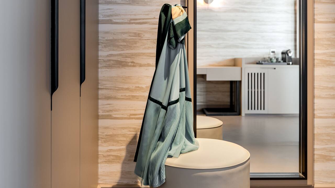 Hyatt Centric Jumeirah Dubai Deluxe Room Walk In Wardrobe